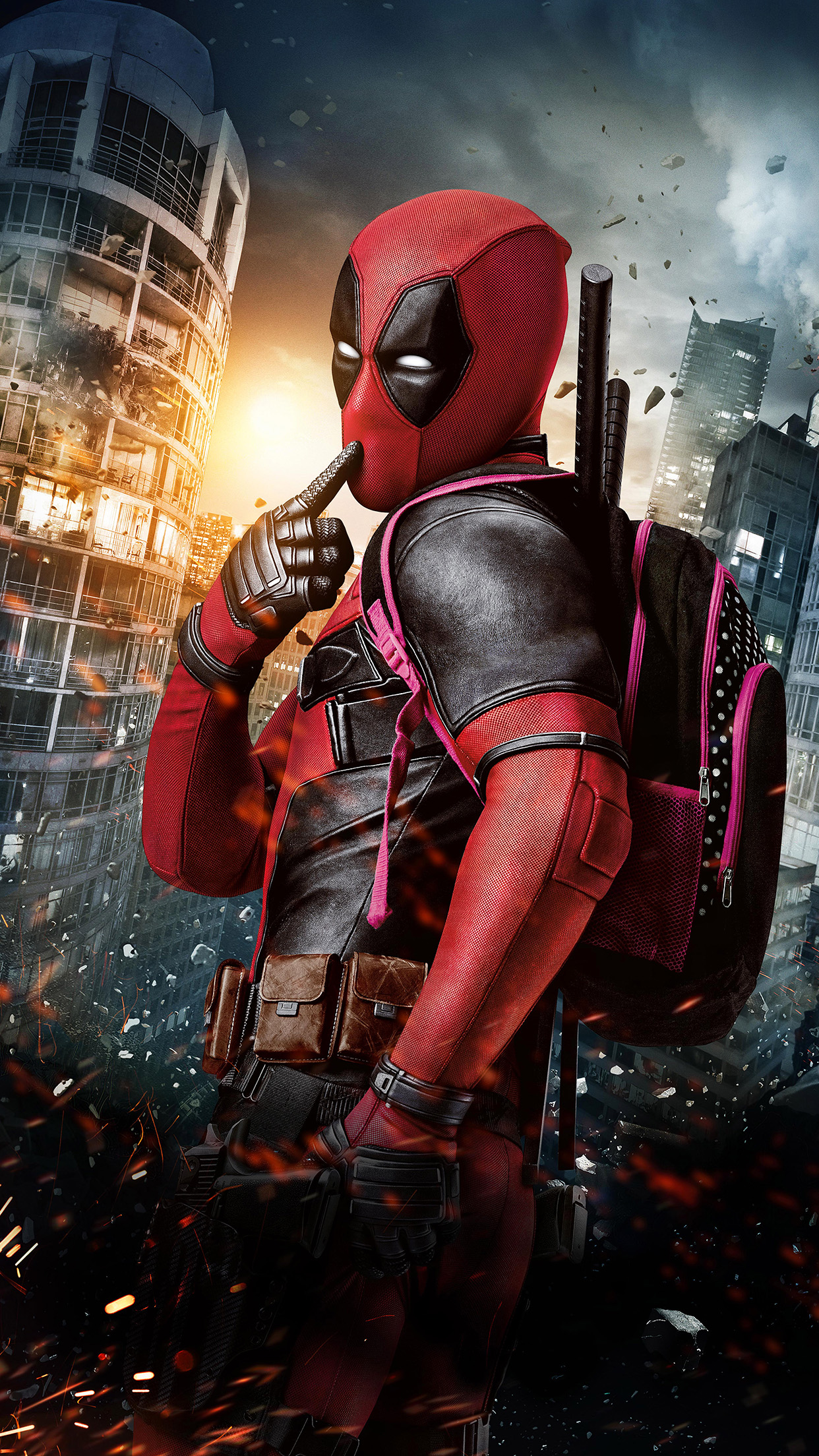 Dealpool Marvel Hero Poster Film Android Wallpaper - Deadpool 2 Wallpaper Iphone , HD Wallpaper & Backgrounds