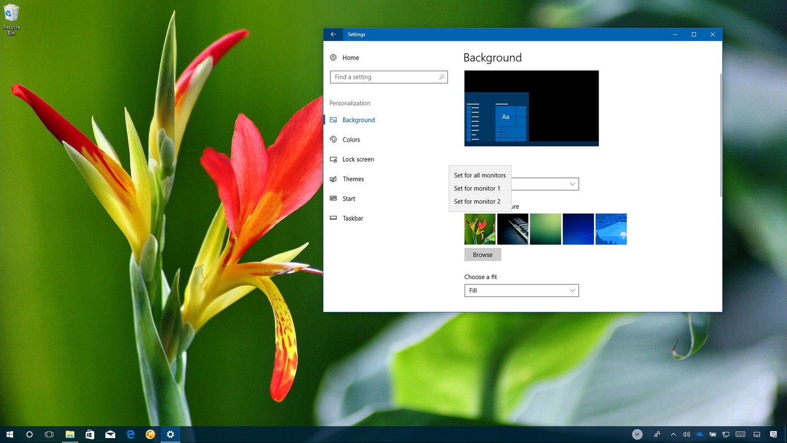 How to set different wallpapers on multiple monitors ajeet kumar name