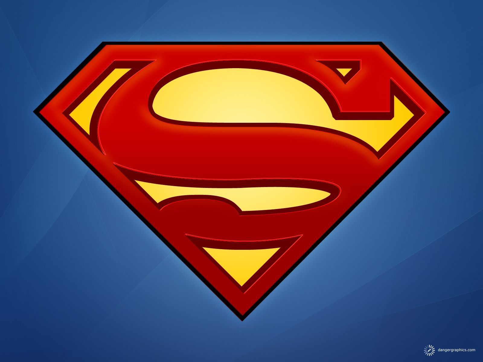 Superman Hd Wallpapers Backgrounds Wallpaper 1600×900 - Logo Superman Full Hd , HD Wallpaper & Backgrounds