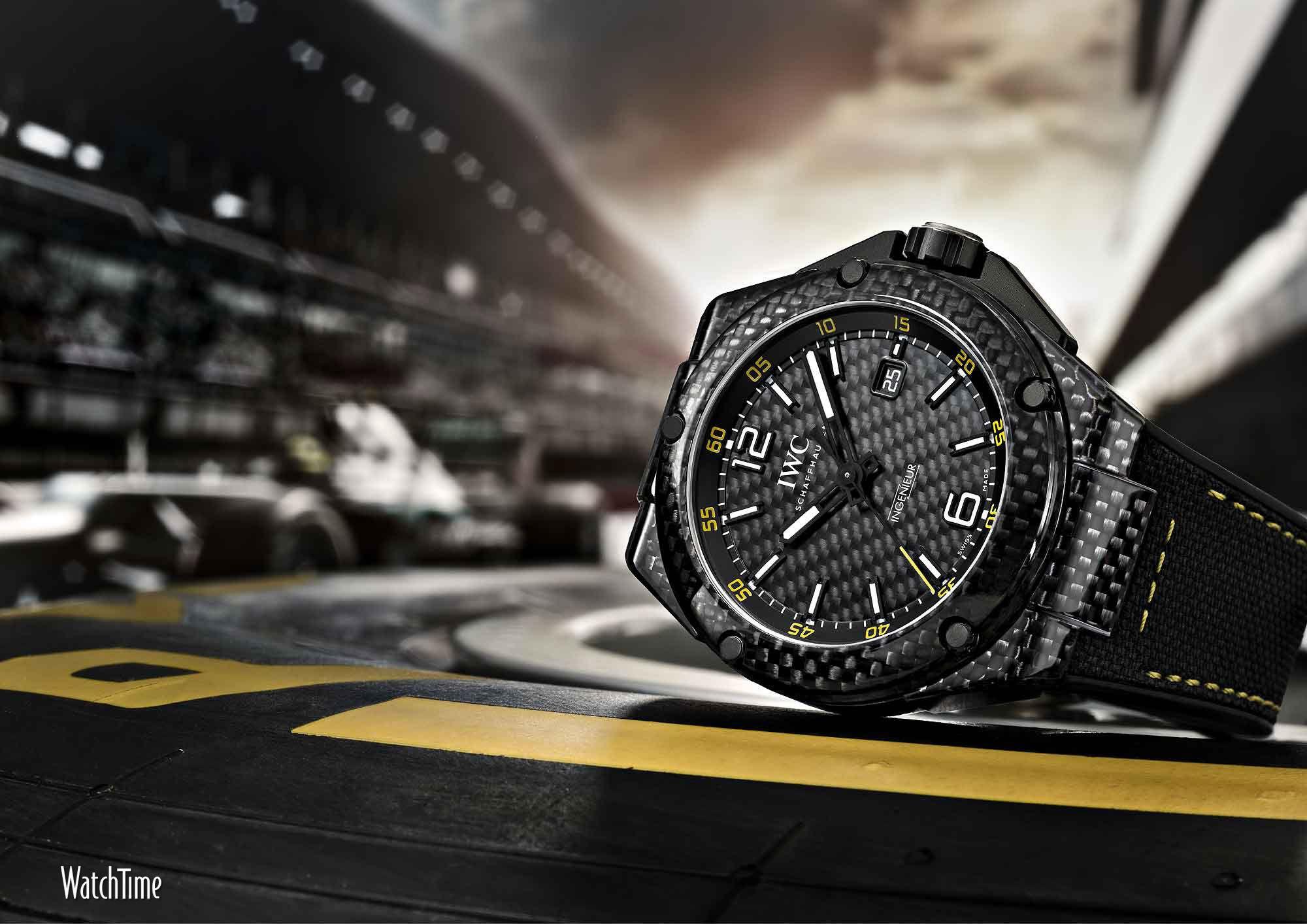 Seven Iwc Ingenieur Watches › Watchtime - Ingenieur Automatic Carbon Performance Ceramic , HD Wallpaper & Backgrounds