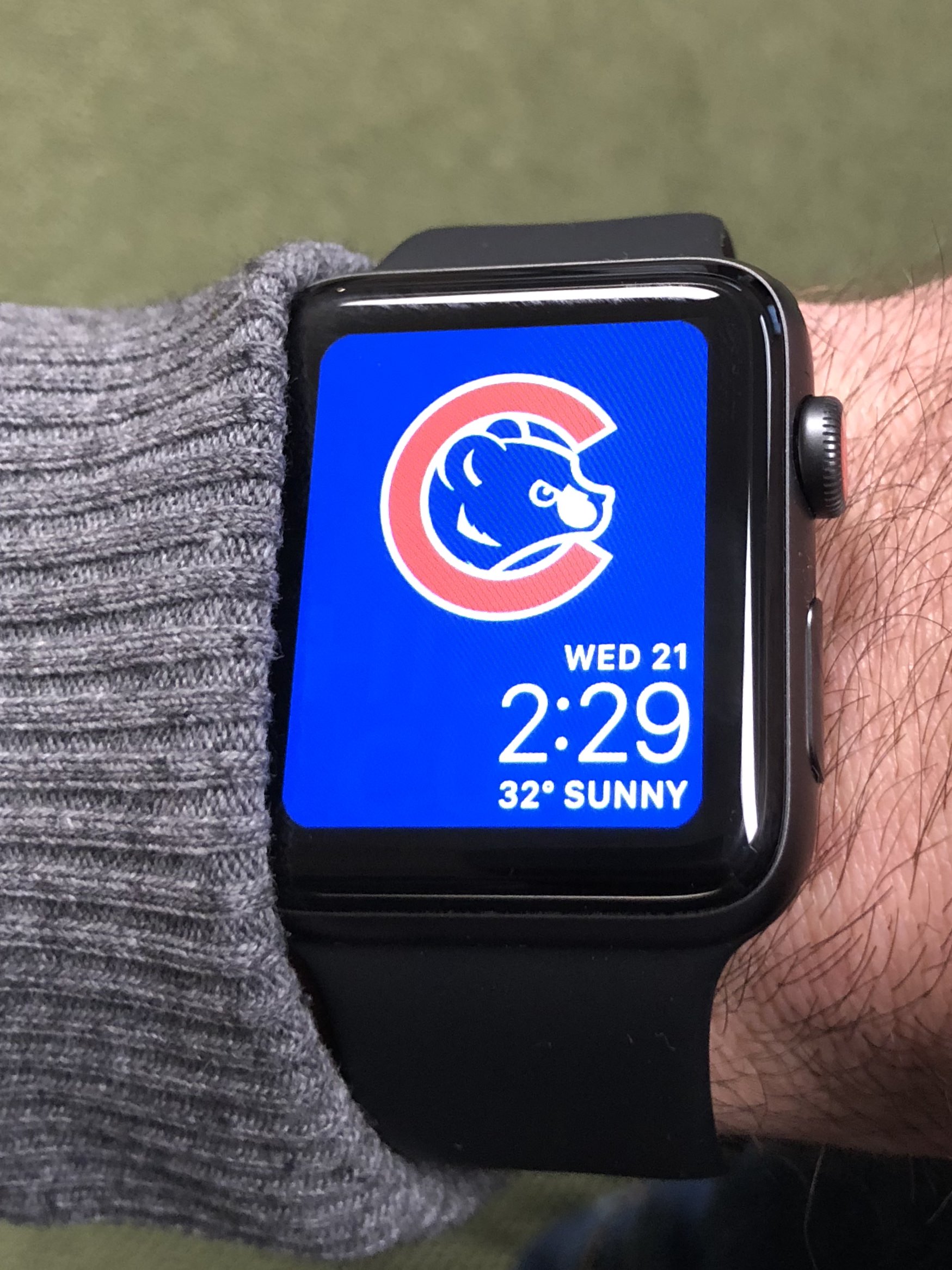 Chicago Cubs Apple Watch Wallpaper - Chicago Cubs Apple Watch Band , HD Wallpaper & Backgrounds
