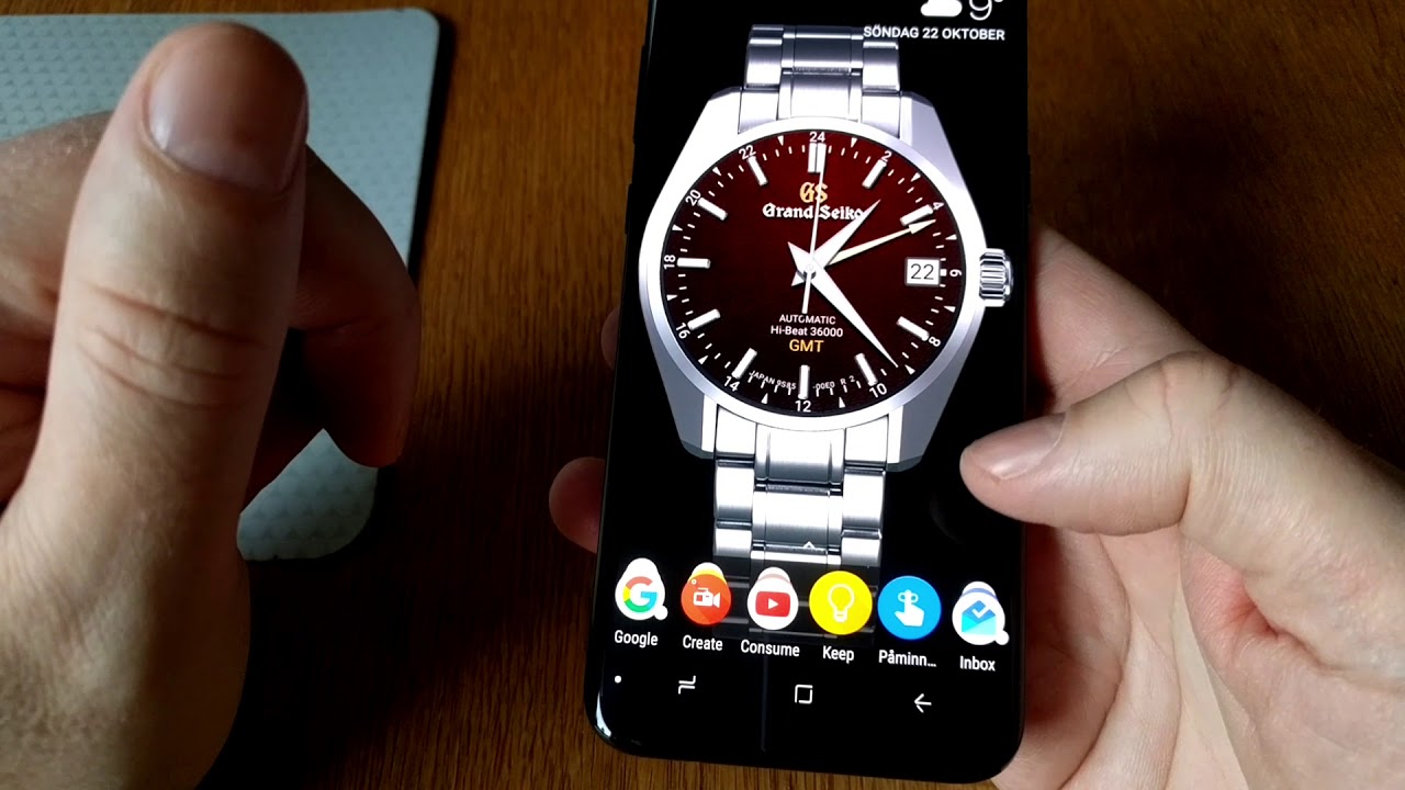 How To Use A Watch Face As A Live Wallpaper On Your - Analog Watch , HD Wallpaper & Backgrounds