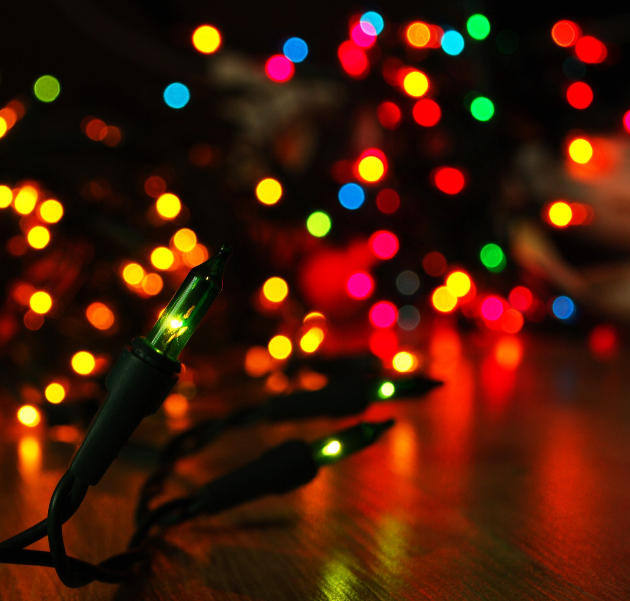 Christmas Lights Desktop Hd Wallpapers Background Tumblr - Christmas Lights Tumblr Backgrounds , HD Wallpaper & Backgrounds