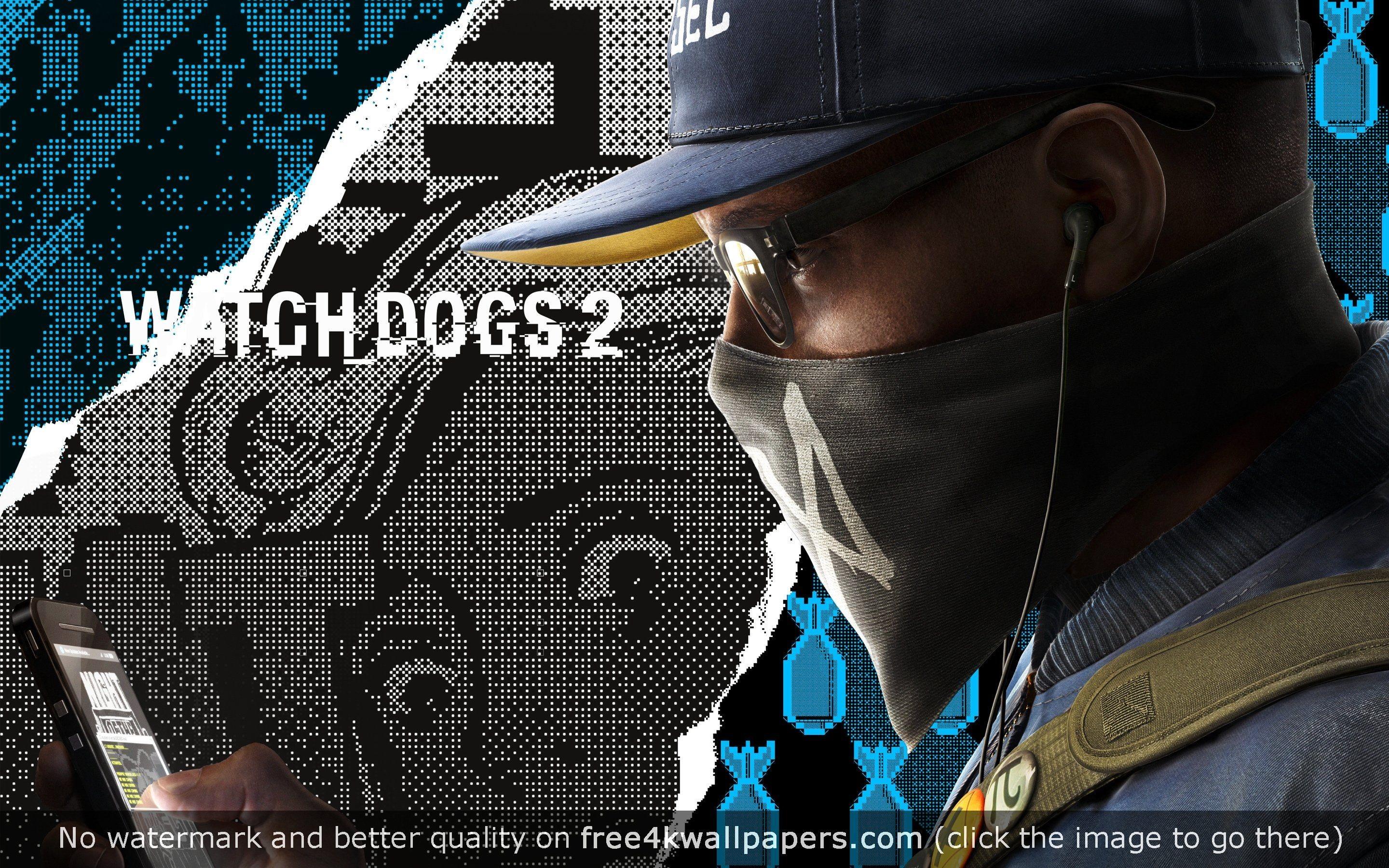 Dog 2 Wallpapers Awesome Free Watch Dogs Live Wallpaper - Watch Dogs 2 3d , HD Wallpaper & Backgrounds
