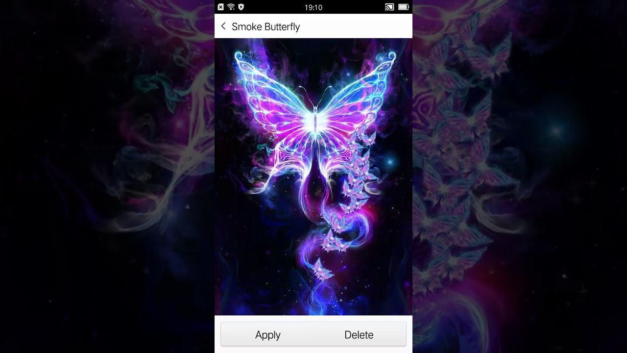 Smoke Butterfly Live Wallpaper - Smoke Butterfly , HD Wallpaper & Backgrounds