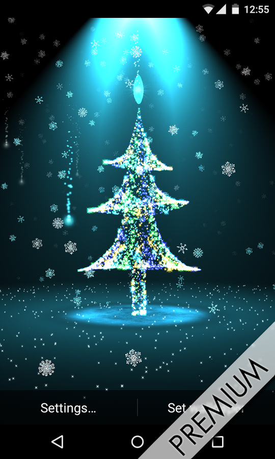 Christmas Live Wallpapers Android 540x900, - 3d Christmas Tree Lite Apk , HD Wallpaper & Backgrounds