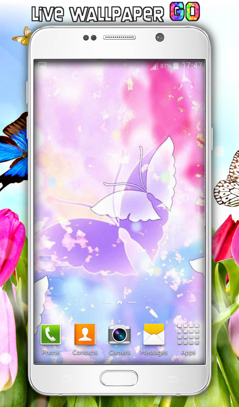 [ Img] [ Img] - Clip Art Flowers And Butterflies , HD Wallpaper & Backgrounds