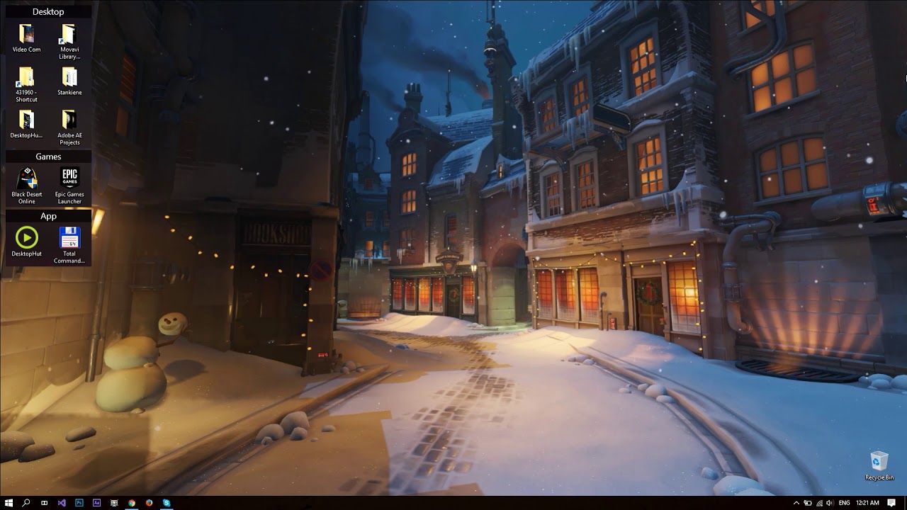 King's Row Christmas Live Wallpaper - Overwatch Kings Row , HD Wallpaper & Backgrounds