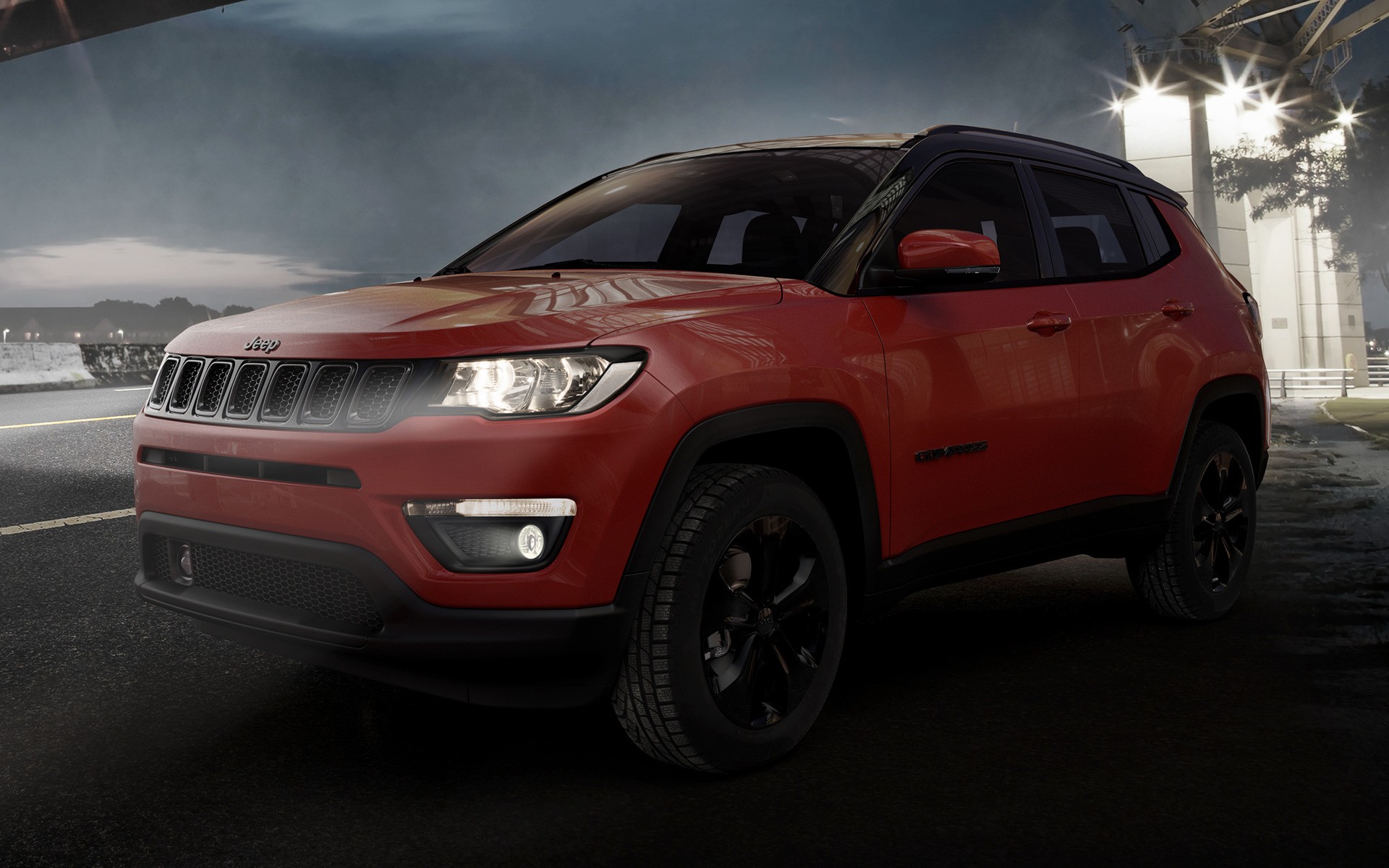 Jeep Compass Night Eagle 2018 Eu Wallpapers And Hd - Jeep Compass Night Eagle , HD Wallpaper & Backgrounds