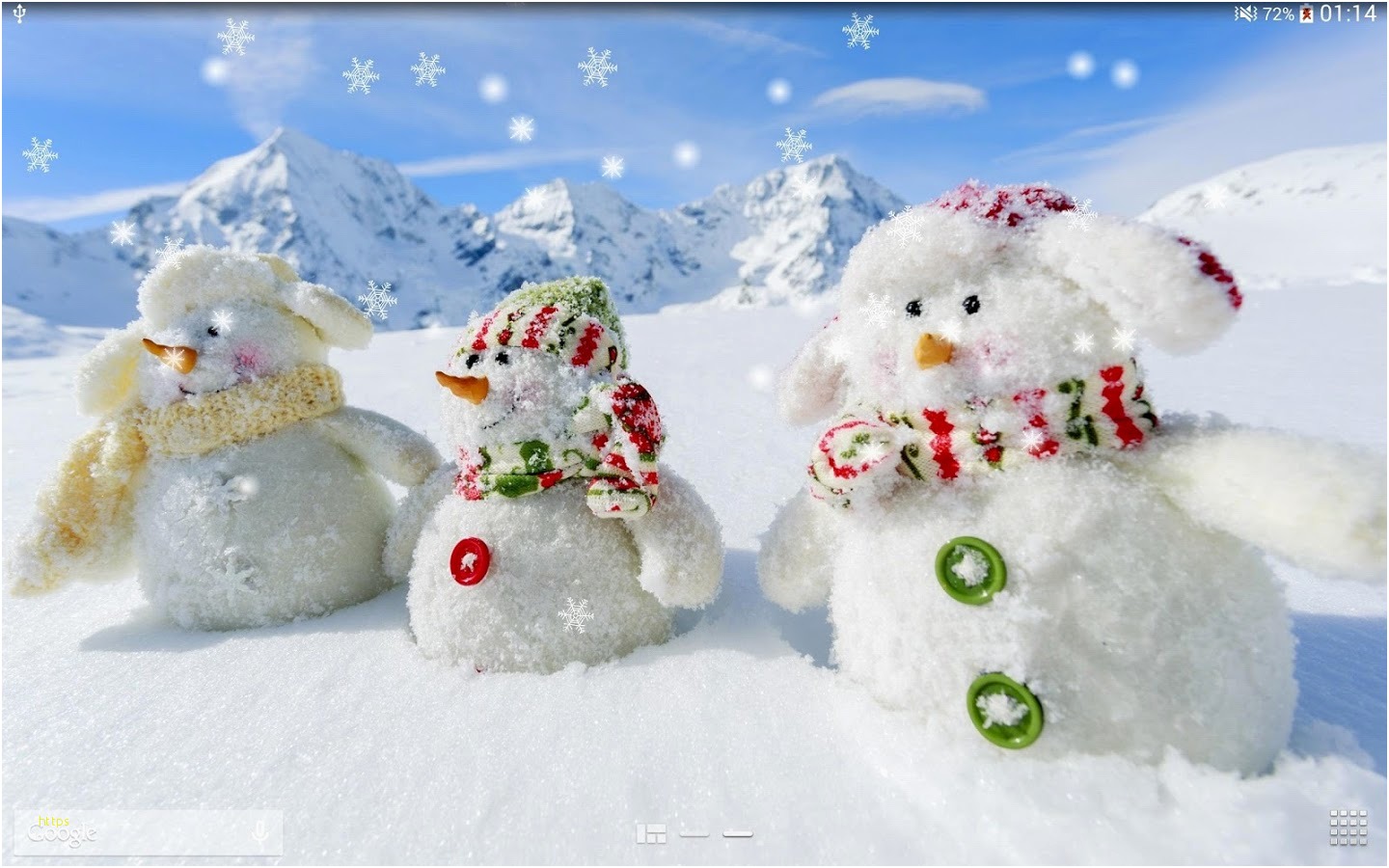 Christmas Live Wallpaper Luxury Christmas Live Wallpaper - Karlı Günaydın Mesajları , HD Wallpaper & Backgrounds