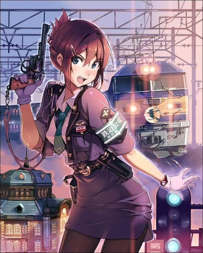 Anime Wallpaper For Android 4k Erwin Ganteng Live - Sakura Aoi Rail Wars , HD Wallpaper & Backgrounds
