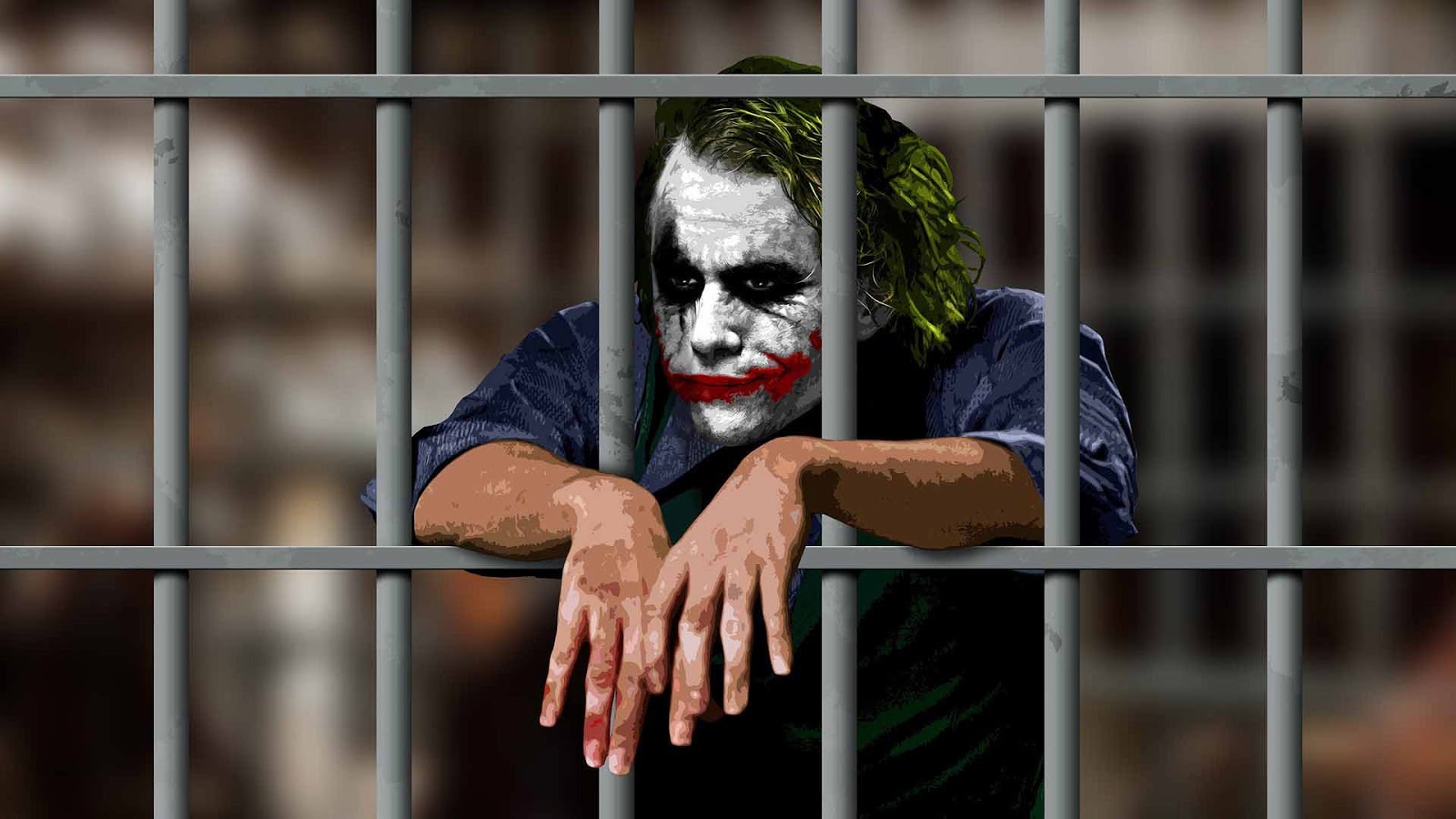 Joker Dark Knight Jail , HD Wallpaper & Backgrounds
