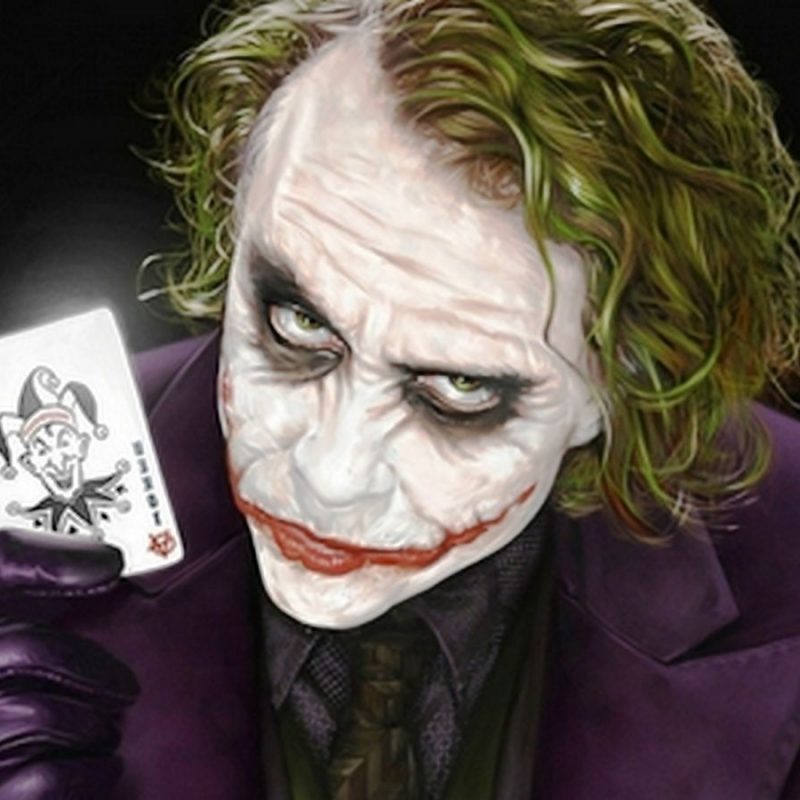 10 Best Heath Ledger Joker Hd Full Hd 1920×1080 For - Joker Images Hd Download , HD Wallpaper & Backgrounds