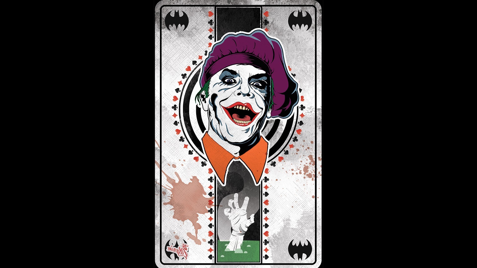 Joker Hd Wallpaper - Joker T Shirt Logo , HD Wallpaper & Backgrounds