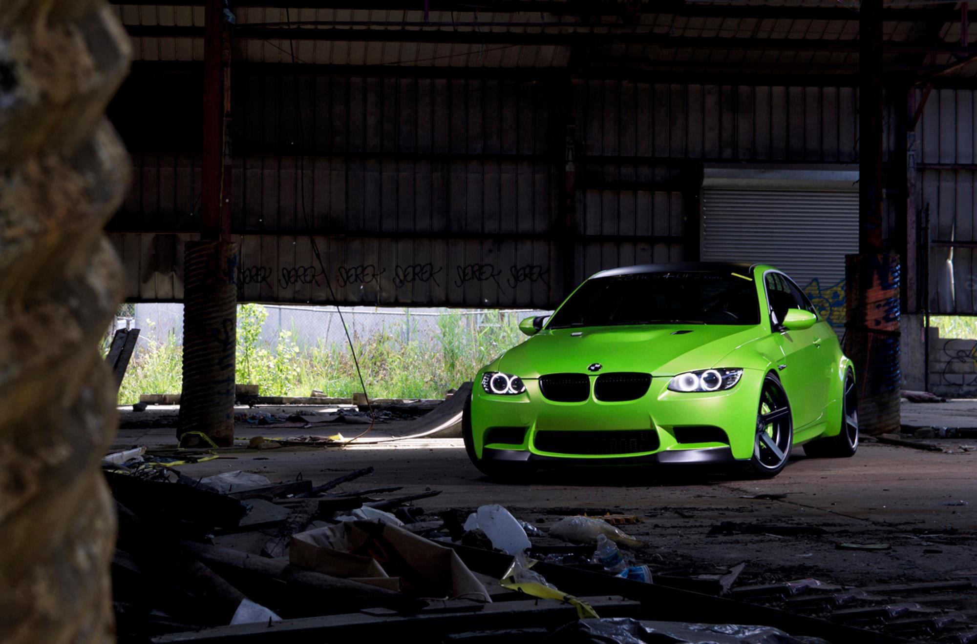 Your Resolution - - Bmw M3 E92 Green , HD Wallpaper & Backgrounds