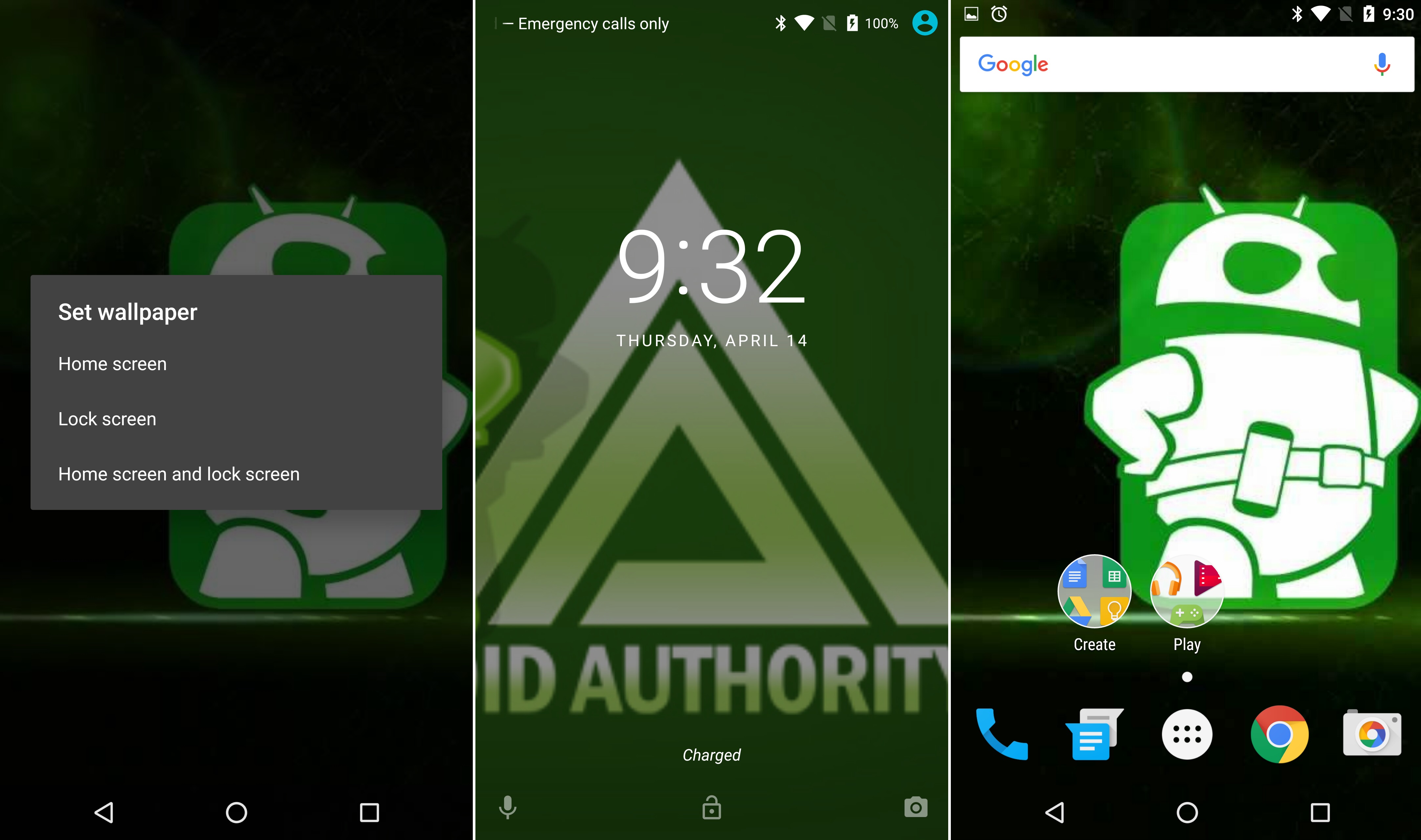 Latest Android N Dev Preview Lets You Set Different - Android Lock Screen 9 30 , HD Wallpaper & Backgrounds