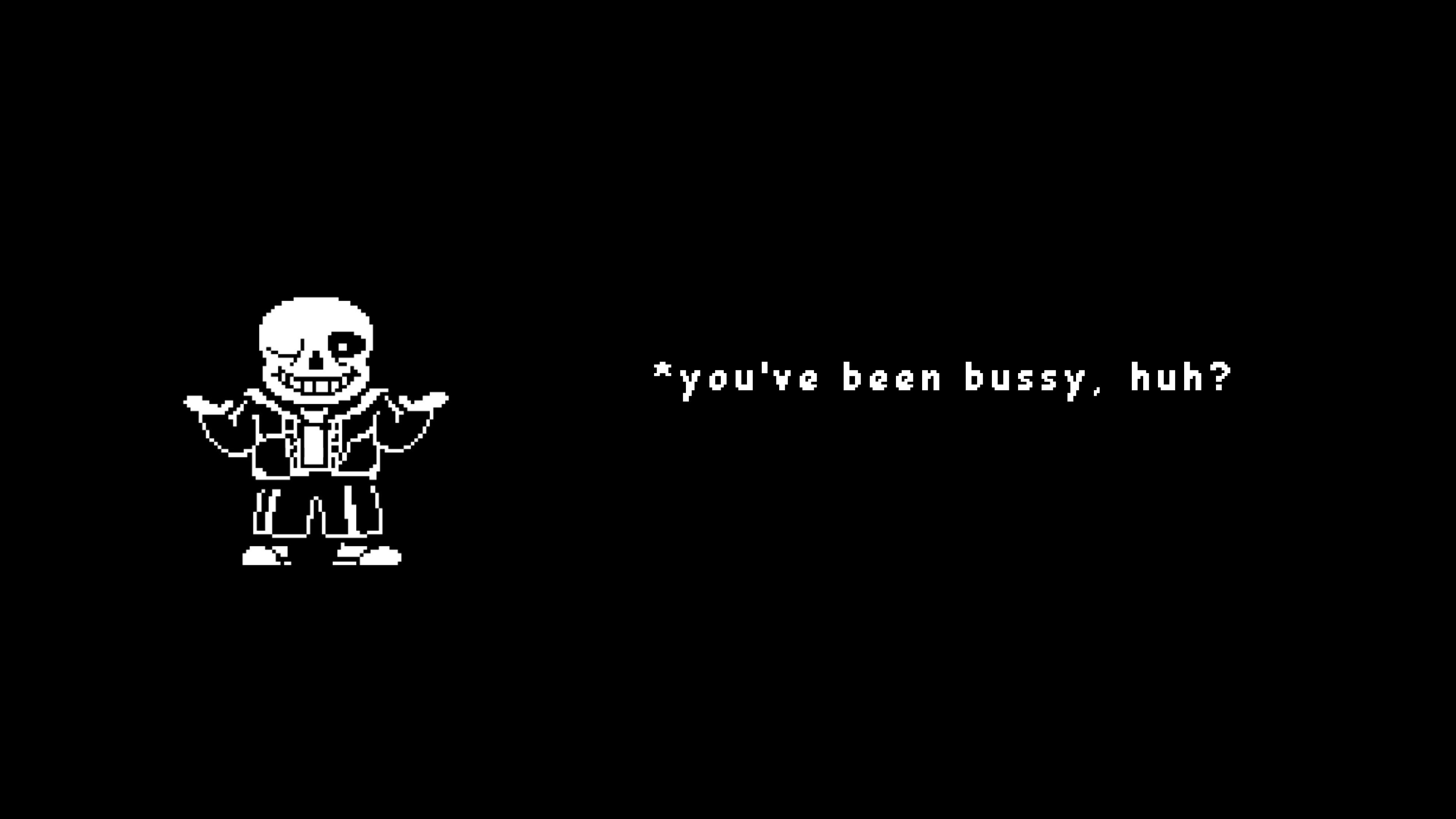 Undertale Genocide Sans Wallpaper - You Ve Been Busy Huh Sans , HD Wallpaper & Backgrounds