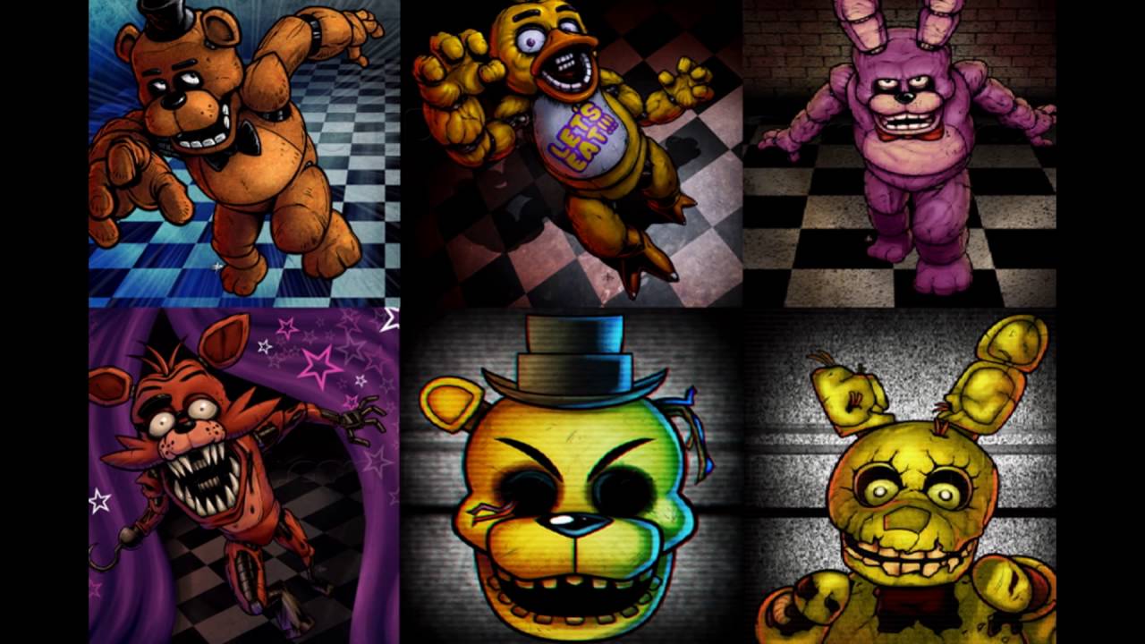 Five Nights At Freddy's & Undertale & Touhou - Five Nights Of Freddy Screensaver , HD Wallpaper & Backgrounds