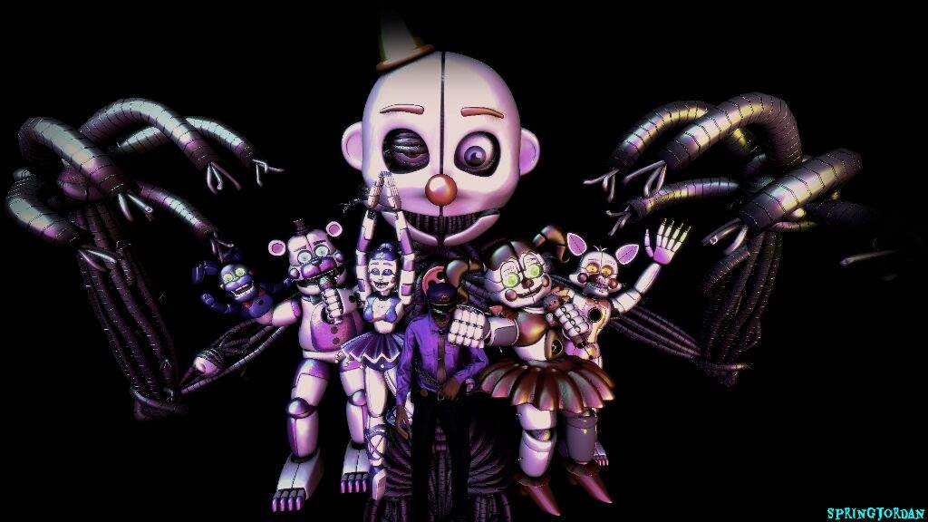 Sister Location Wallpaper - Fnaf Wallpaper Sister Location , HD Wallpaper & Backgrounds