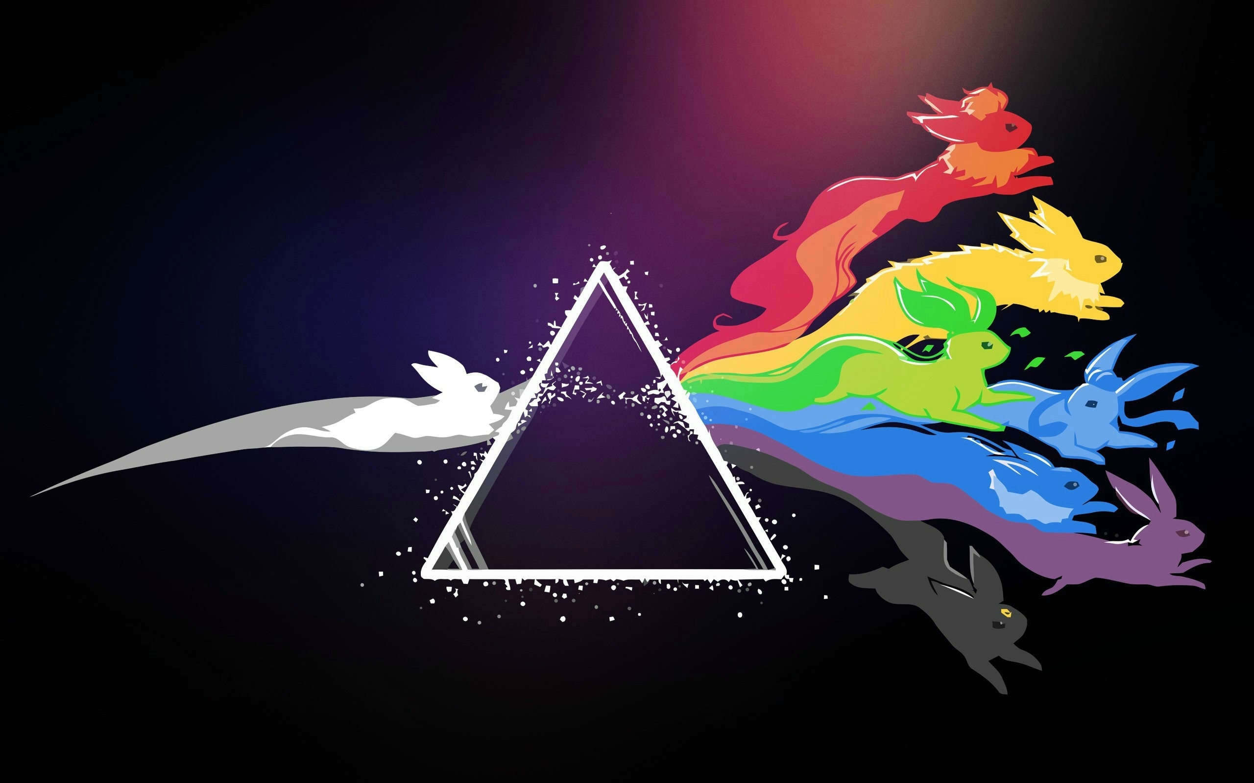 Pink Floyd Eevee , HD Wallpaper & Backgrounds