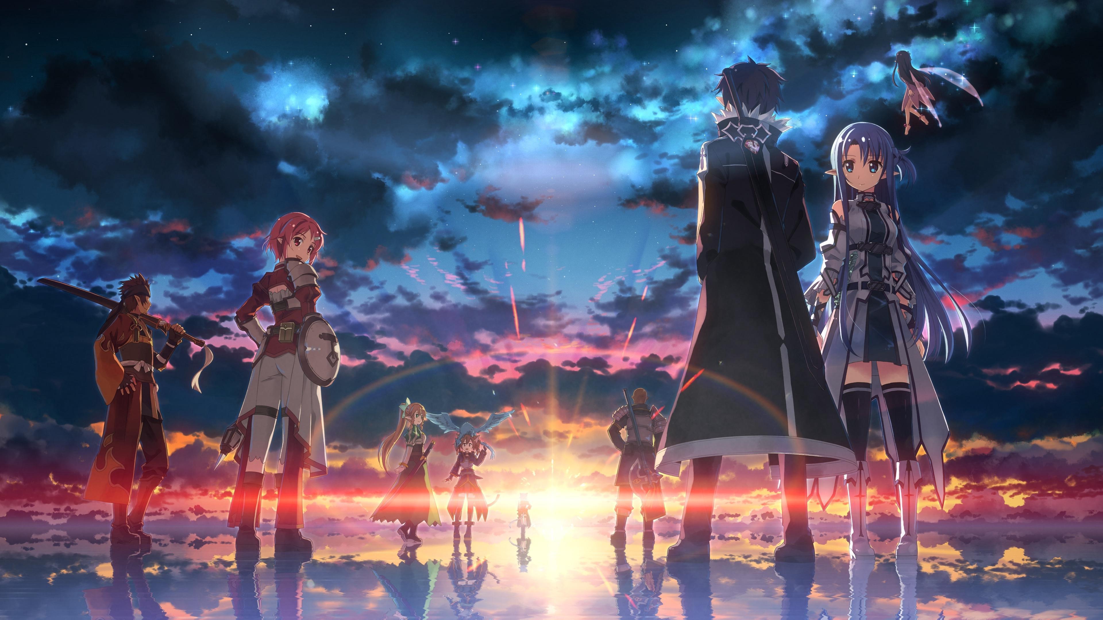 Sword Art Online Wallpaper Full Hd Group 48 Download - Sword Art Online Wallpaper 4k , HD Wallpaper & Backgrounds