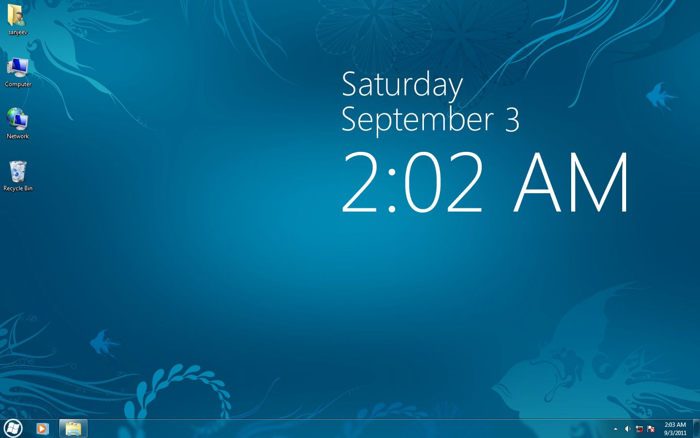 Clock Wallpaper For Windows - Windows 10 Desktop Uhr , HD Wallpaper & Backgrounds