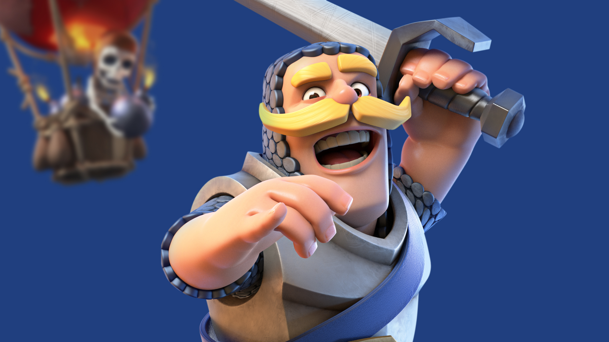 Clash Royale Wallpaper Hd - Clash Royale Chevalier , HD Wallpaper & Backgrounds