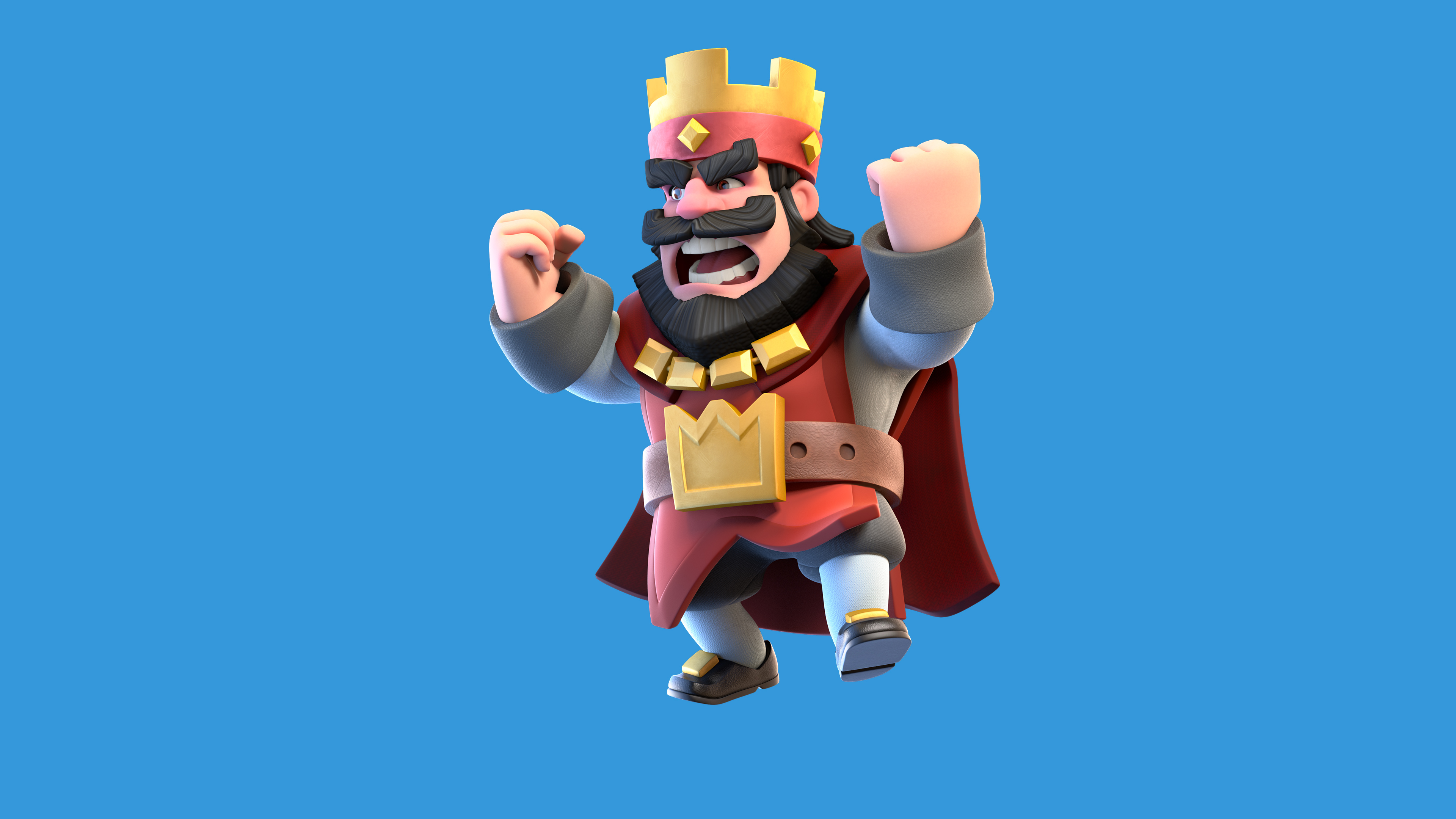 Clash Royale Red King - Clash Royale Hd , HD Wallpaper & Backgrounds