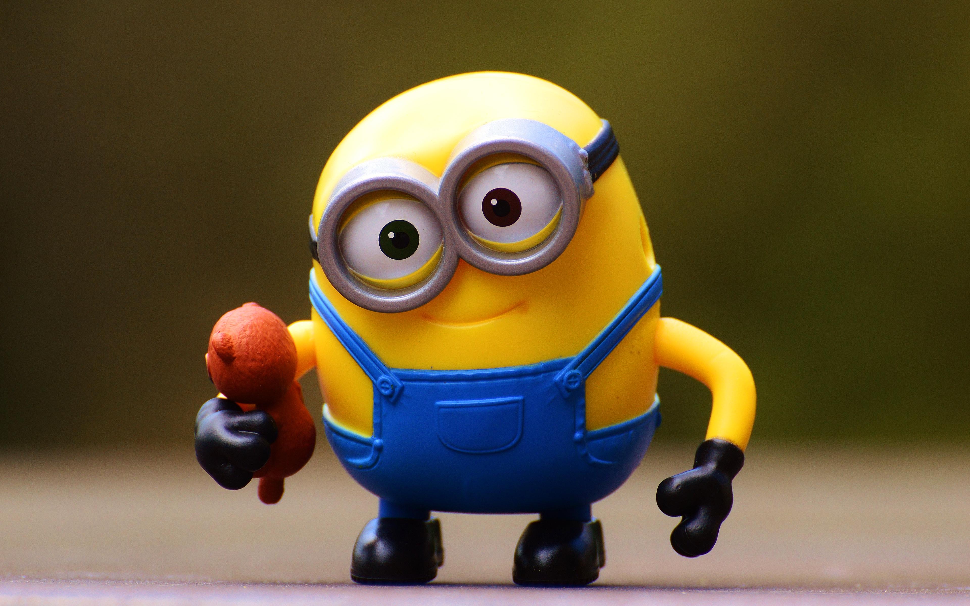 Wallpaper Minion 3d - Cartoon Minion 3d , HD Wallpaper & Backgrounds