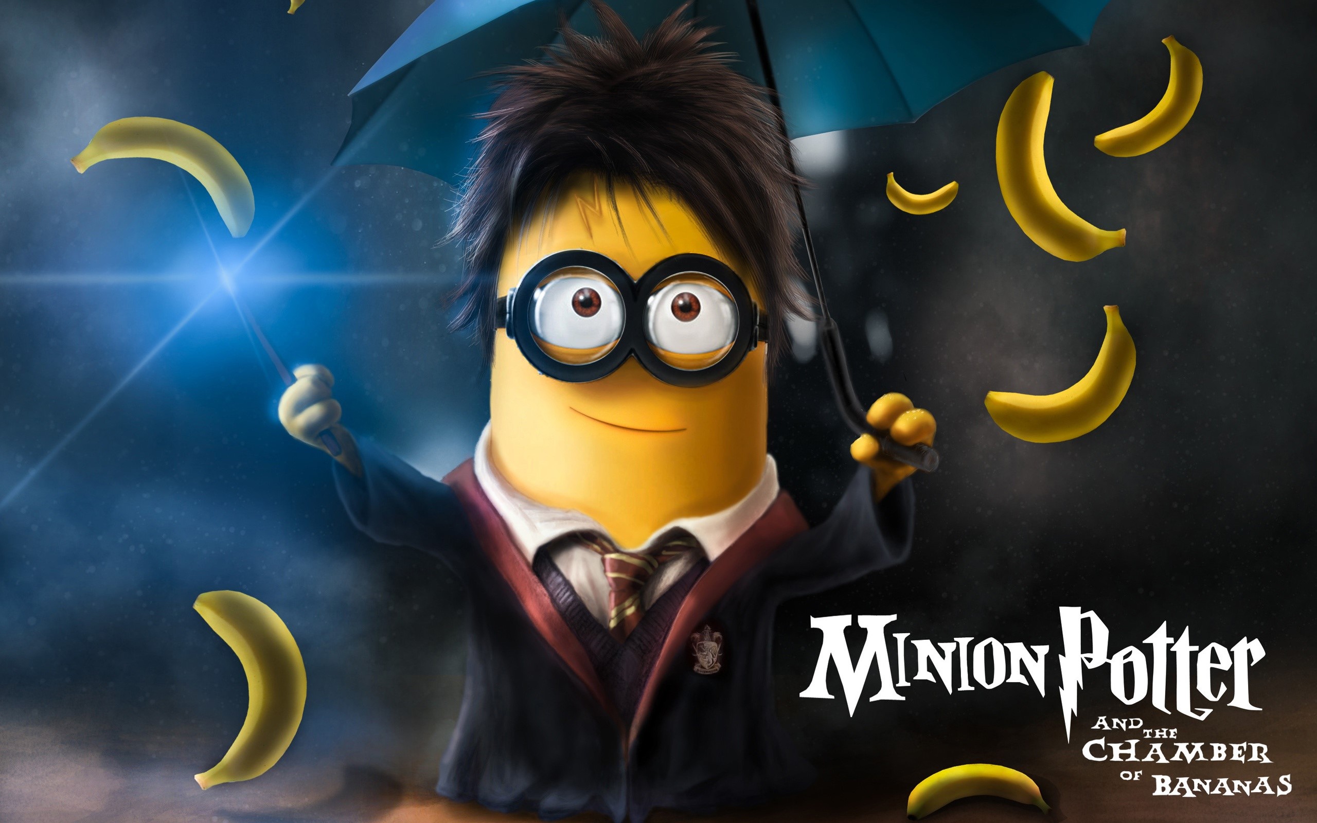 Wallpaper Minion Potter - Harry Potter Wallpaper Ipad , HD Wallpaper & Backgrounds