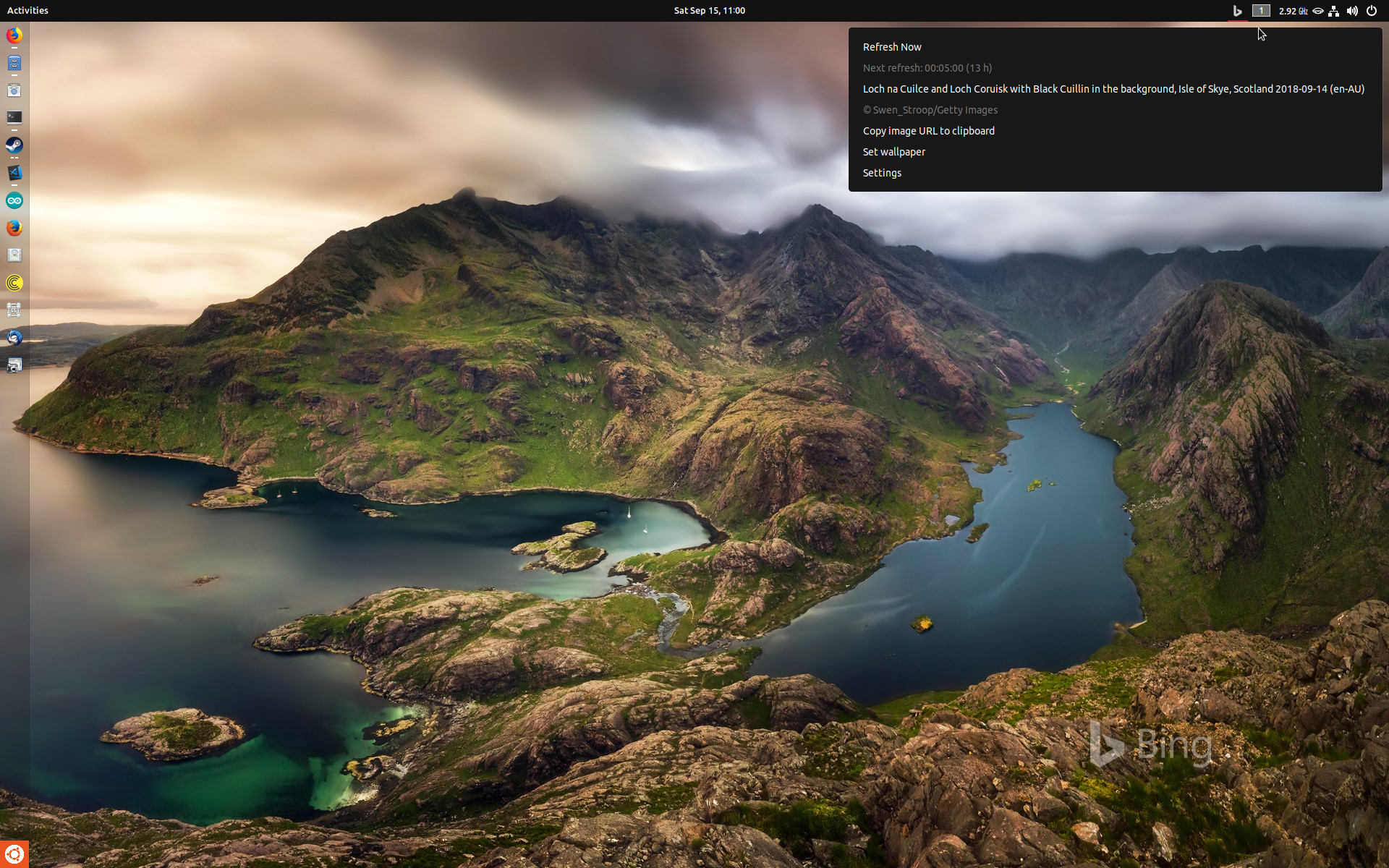 Lightweight Gnome Shell Extension To Change Your Wallpaper - Loch Coruisk , HD Wallpaper & Backgrounds