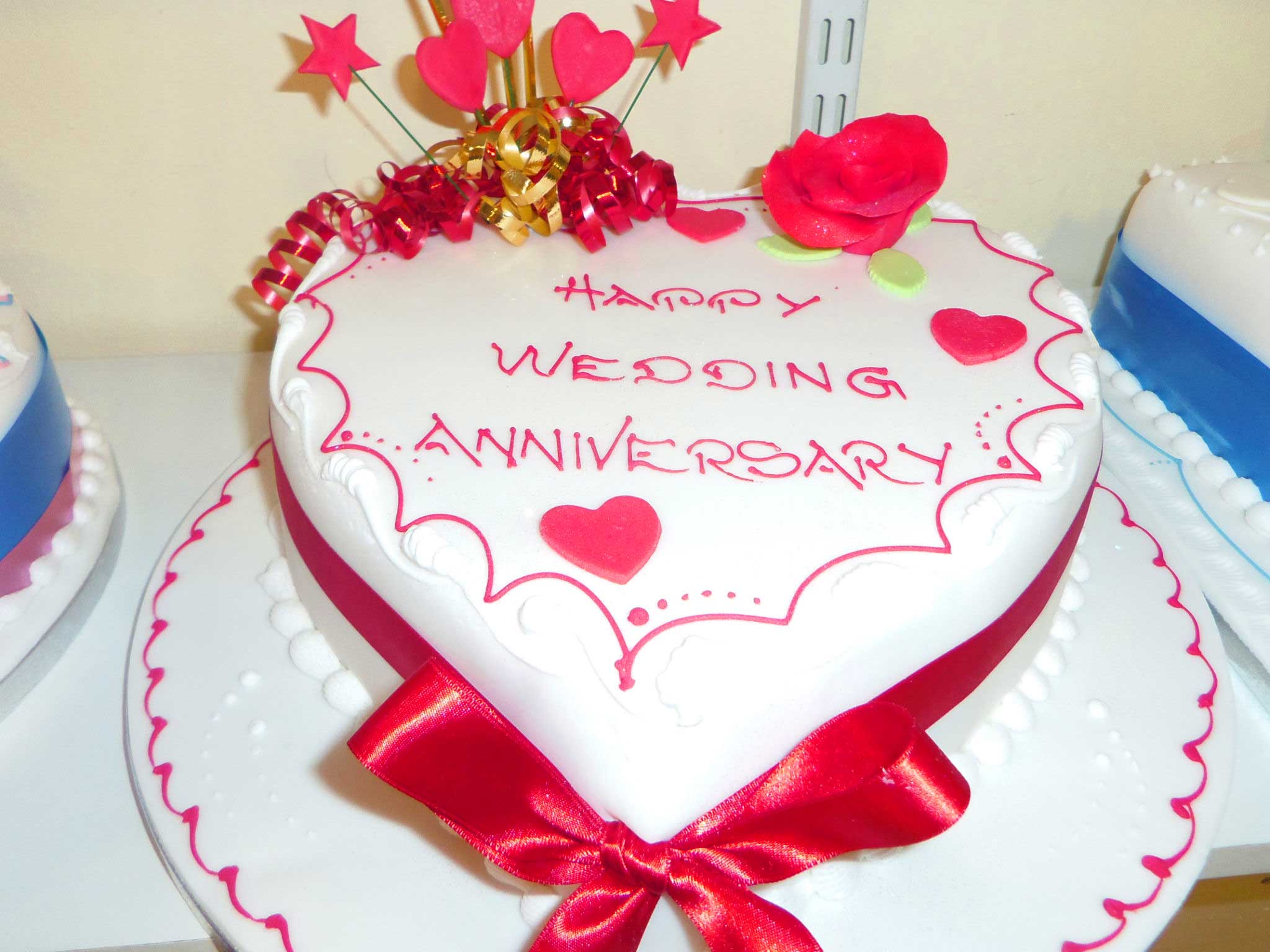 Marriage Anniversary Cake Wallpaper Images Photo Pics - Marriage Anniversary Pics Download , HD Wallpaper & Backgrounds