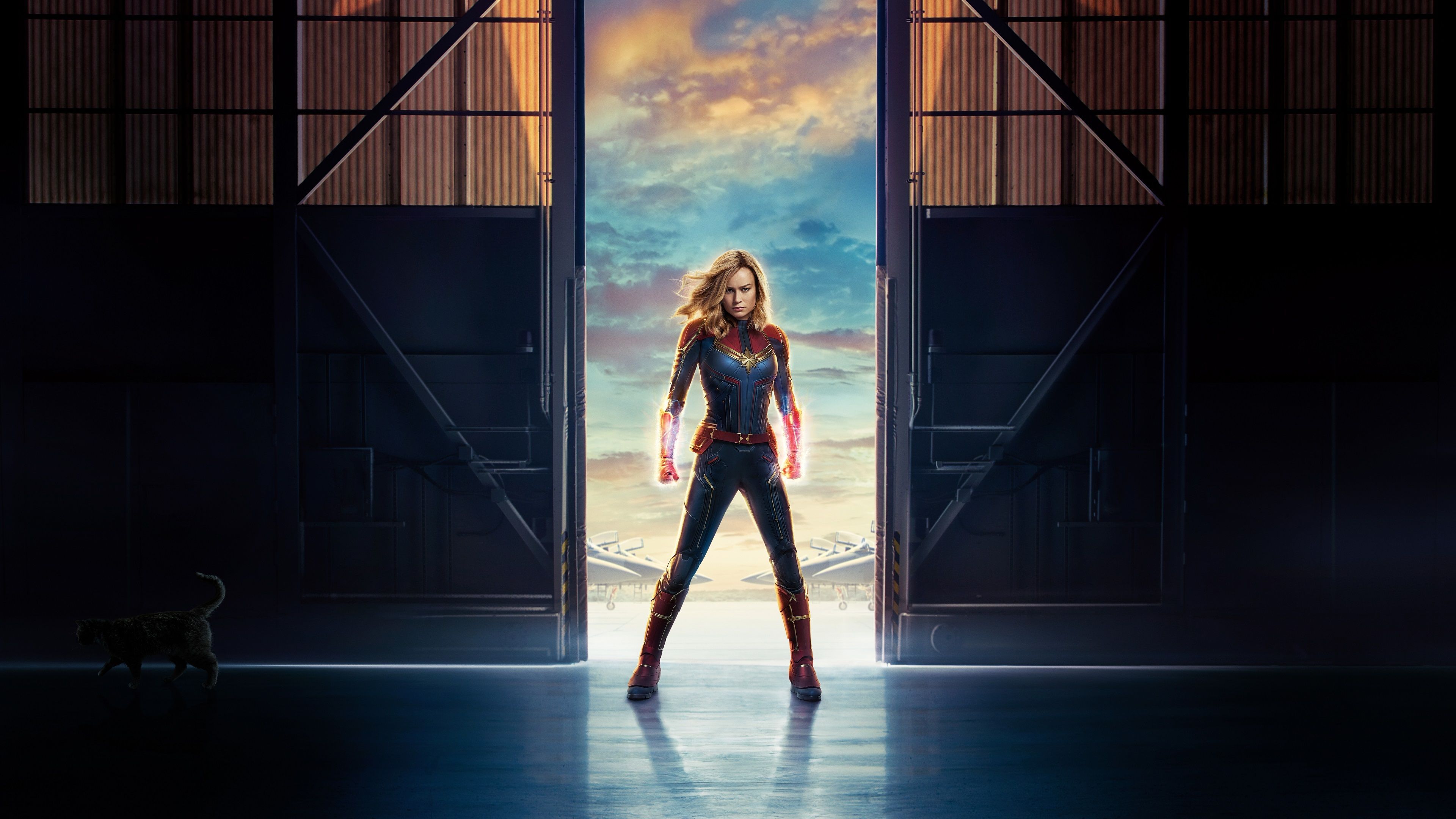 Captain Marvel 4k 2019 Captain Marvel Wallpapers Hd - Captain Marvel Wallpaper Hd , HD Wallpaper & Backgrounds