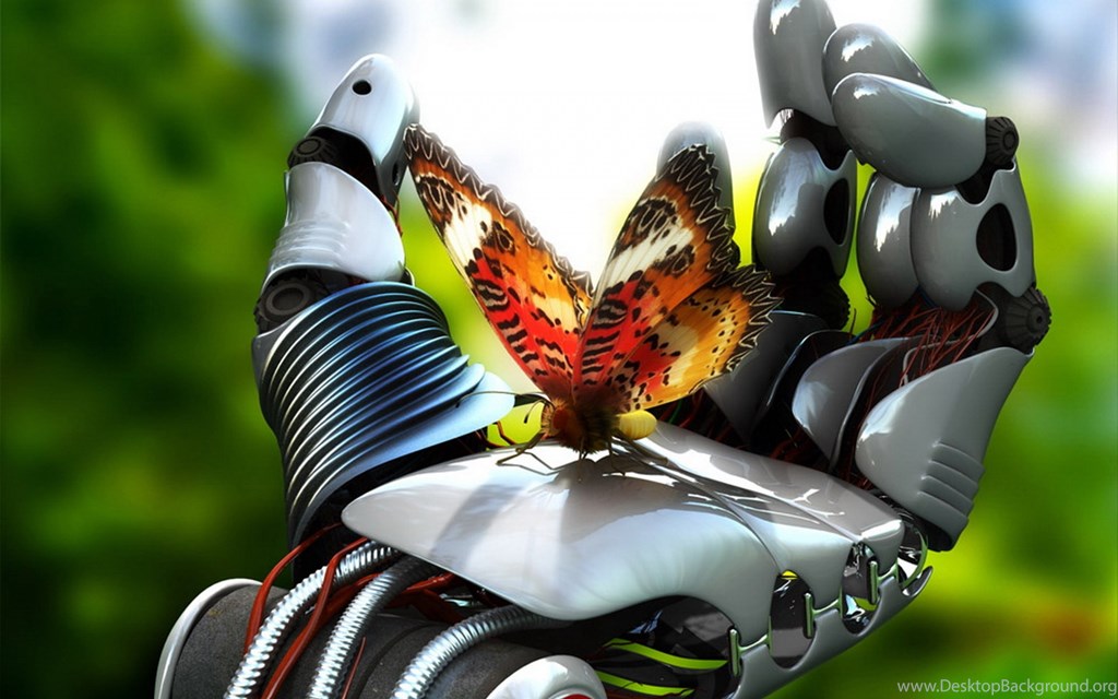 Ultra Hd 4k Robot Wallpapers Hd, Desktop Backgrounds - Robot Hand Butterfly , HD Wallpaper & Backgrounds