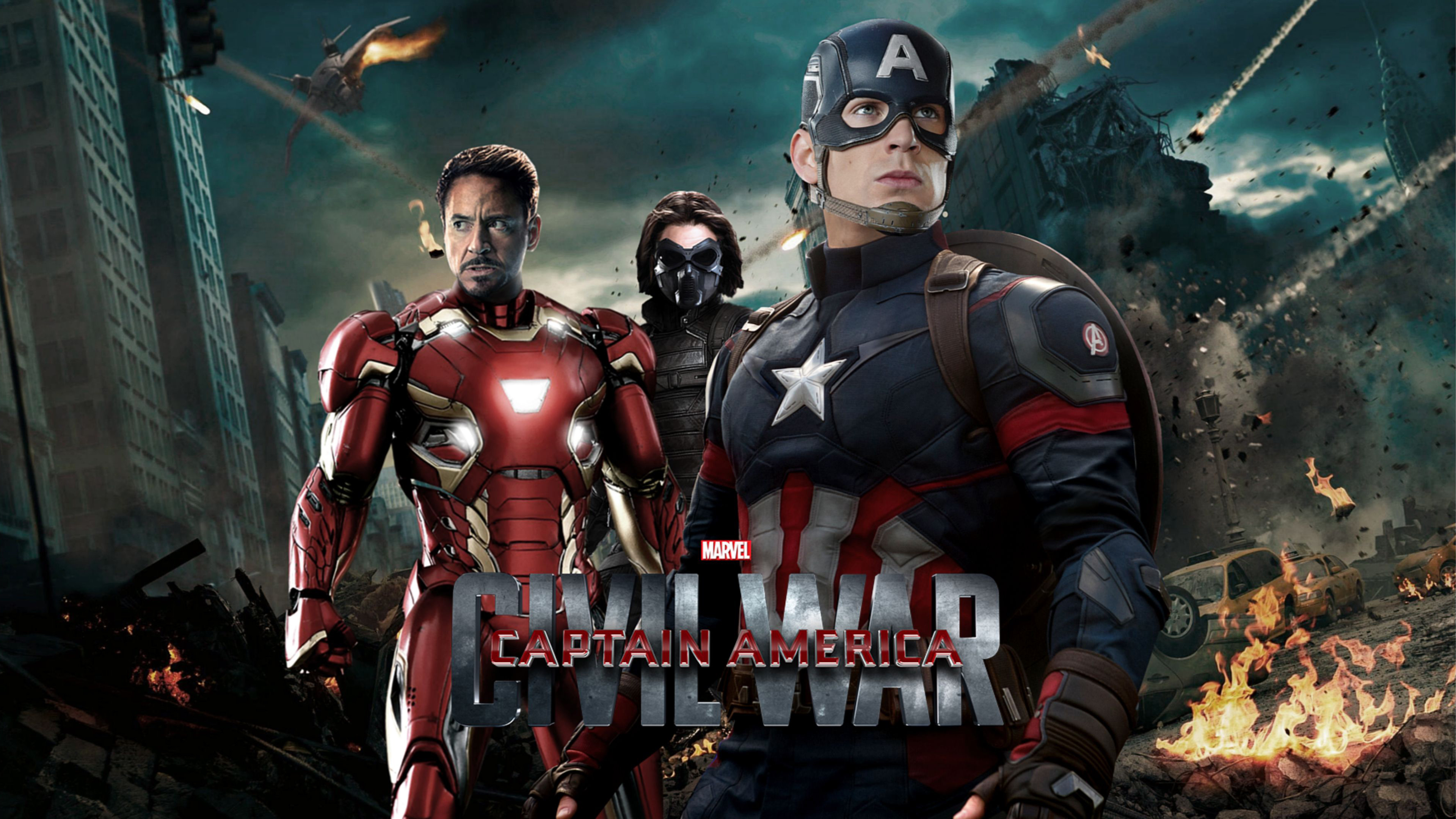 Captain America And Iron Man Civil War Ultra Hd 4k - 4k Ultra Hd Captain America , HD Wallpaper & Backgrounds
