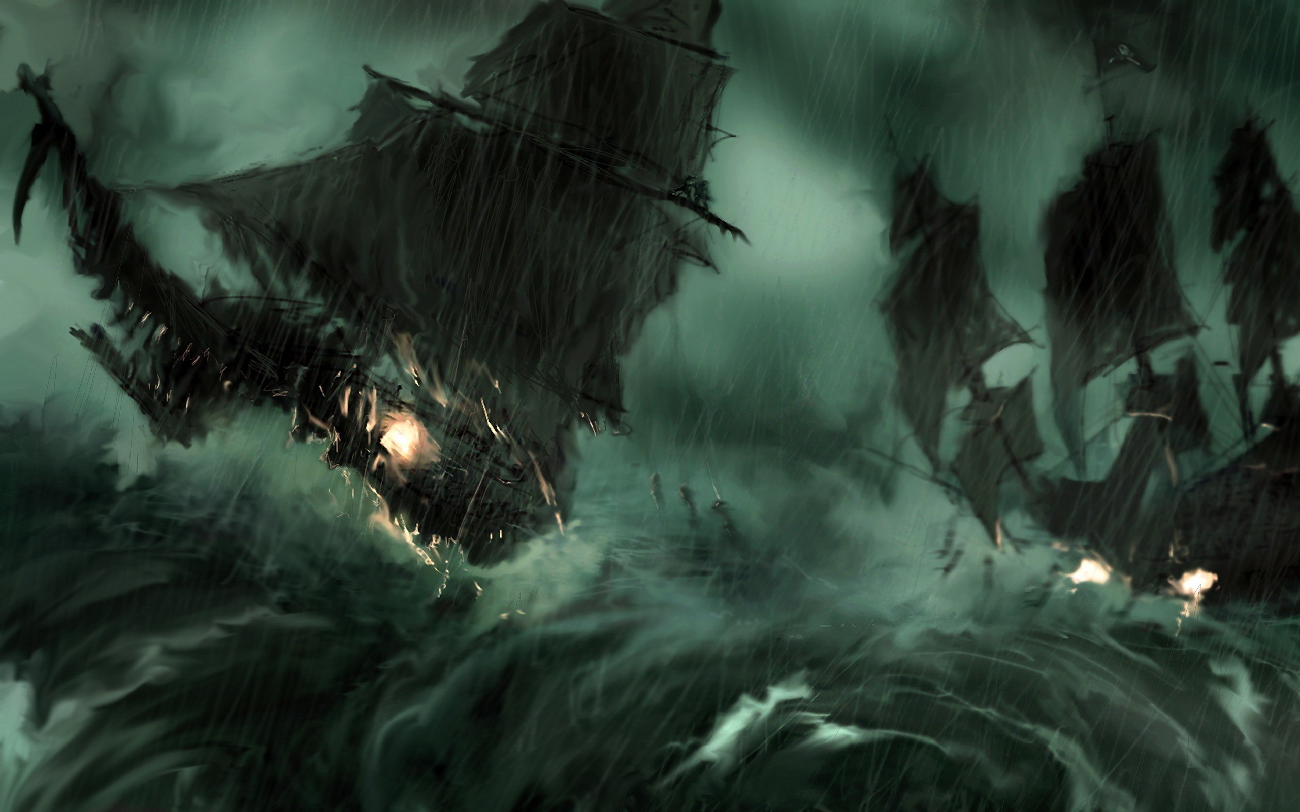 Davy Jones Wallpapers 77 Images - Epic Pirates Of The Caribbean , HD Wallpaper & Backgrounds