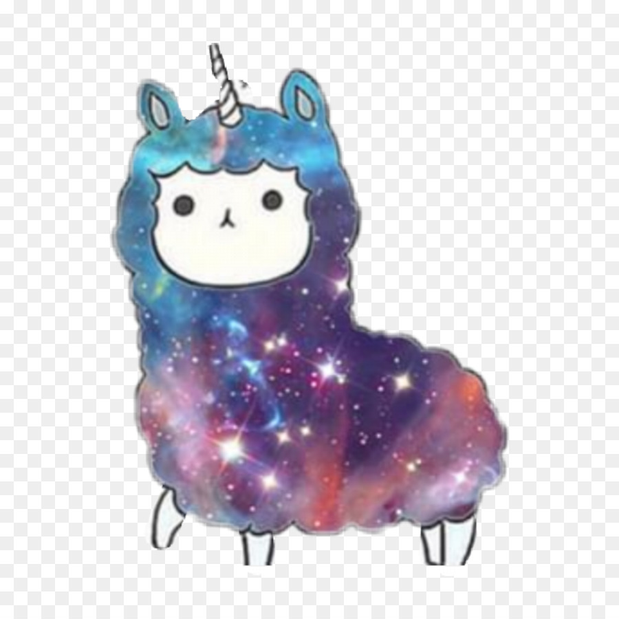 Llama Kawaii Alpaca Cuteness Clip Art - Llama Galaxy , HD Wallpaper & Backgrounds