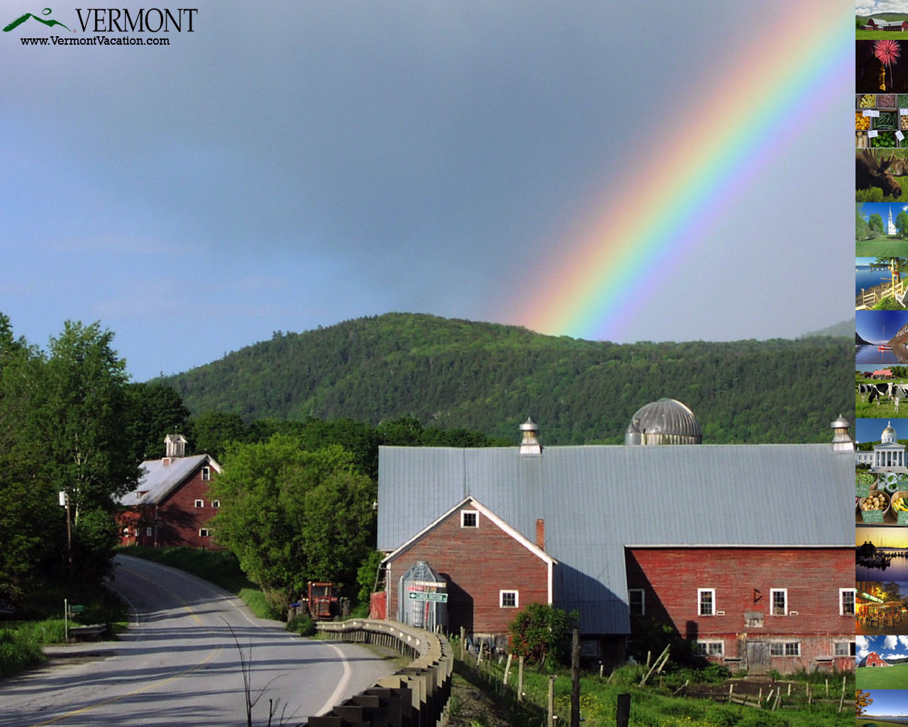 Vermont Seasonal Wallpapers - Rainbow , HD Wallpaper & Backgrounds