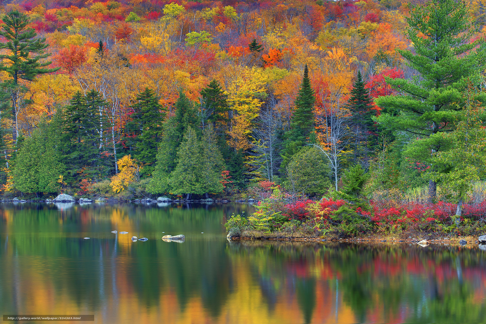 Download Wallpaper Tucked Away, Vermont, Usa Free Desktop - Reflection , HD Wallpaper & Backgrounds
