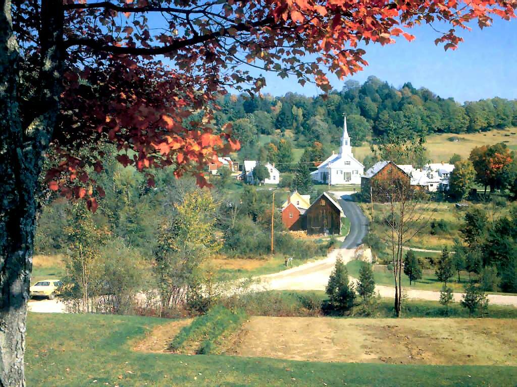 America Waits River Vermont - Vermont America , HD Wallpaper & Backgrounds