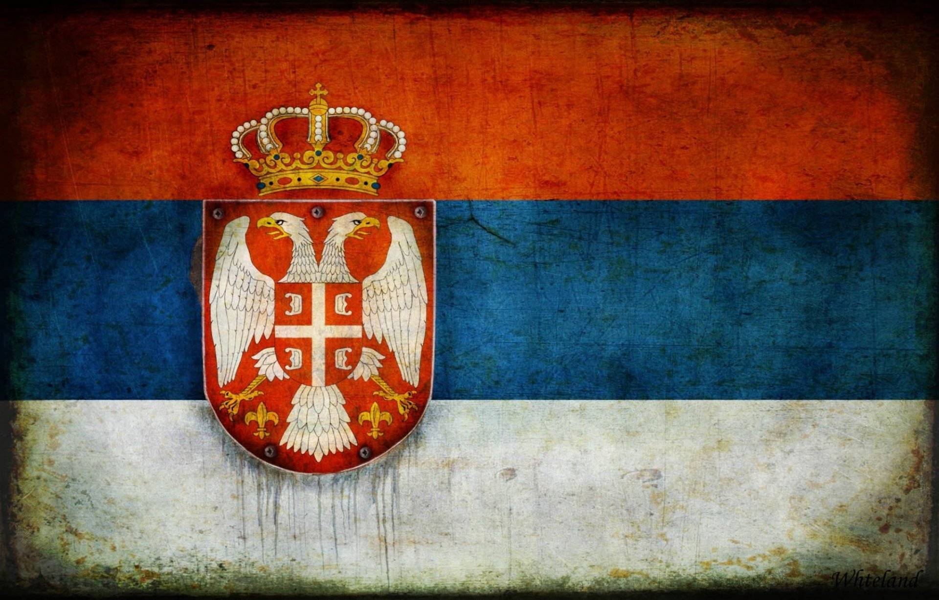Serbia Coat Of Arms Flag - Serbia Flag , HD Wallpaper & Backgrounds