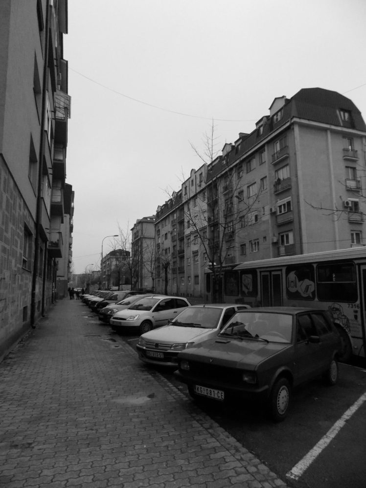 Monochrome, Serbia, Architecture, Black, White, Yugo - Antique Car , HD Wallpaper & Backgrounds