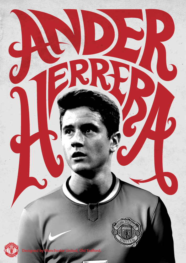 Special Ander Herrera Poster Designed By The Manchester - Ander Herrera , HD Wallpaper & Backgrounds