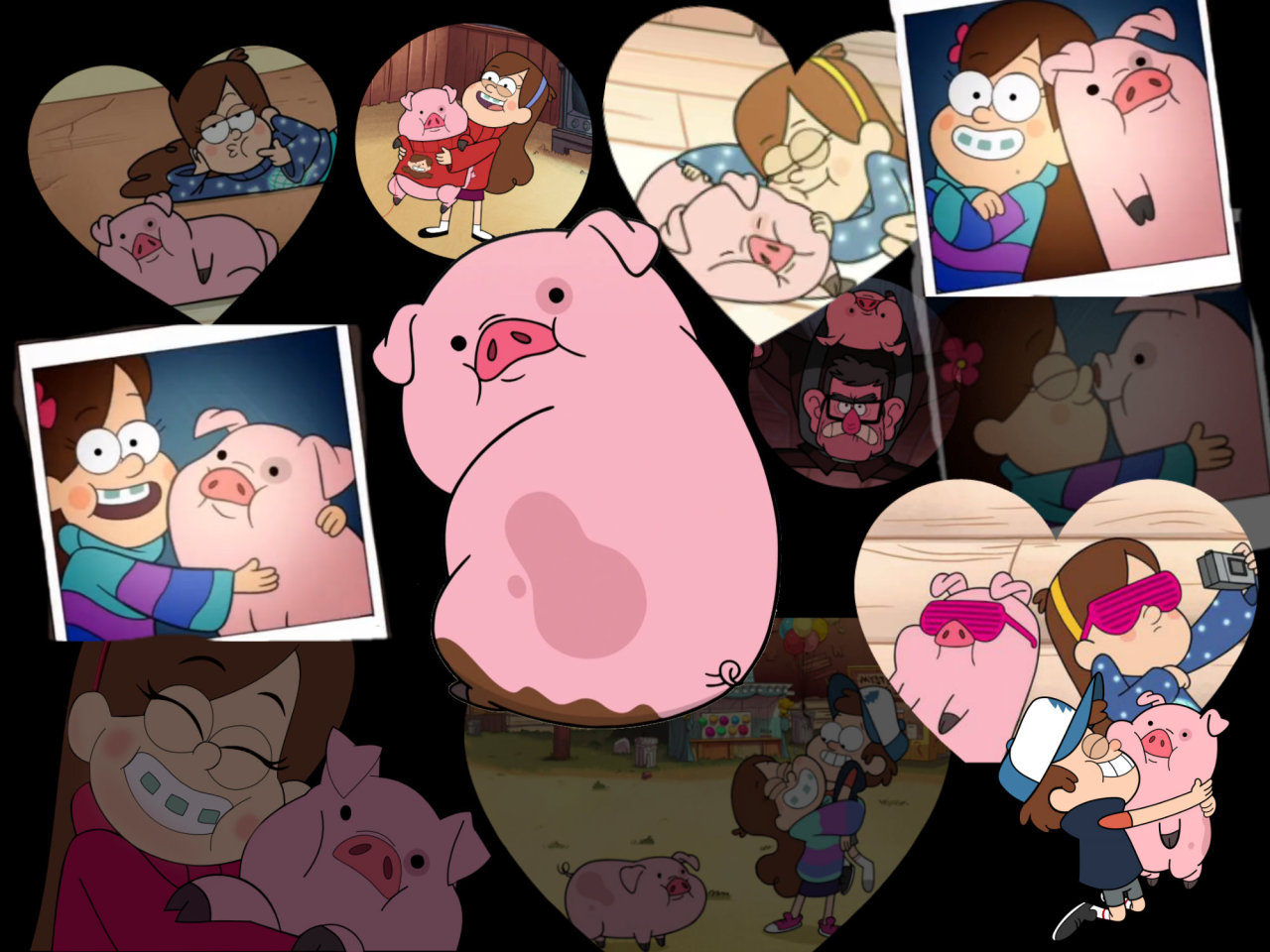 Gravity Falls Images <b>waddles Wallpaper</b> And Background - Cartoon , HD Wallpaper & Backgrounds
