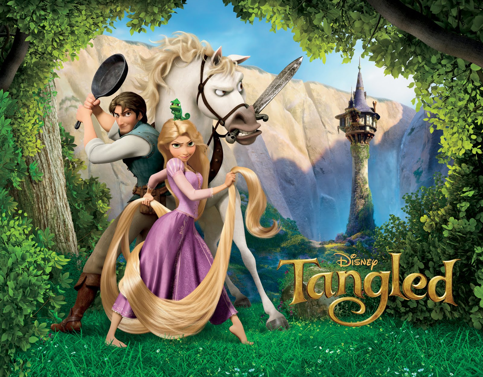 Wallpaper Disney Enredados - Tangled Disney , HD Wallpaper & Backgrounds