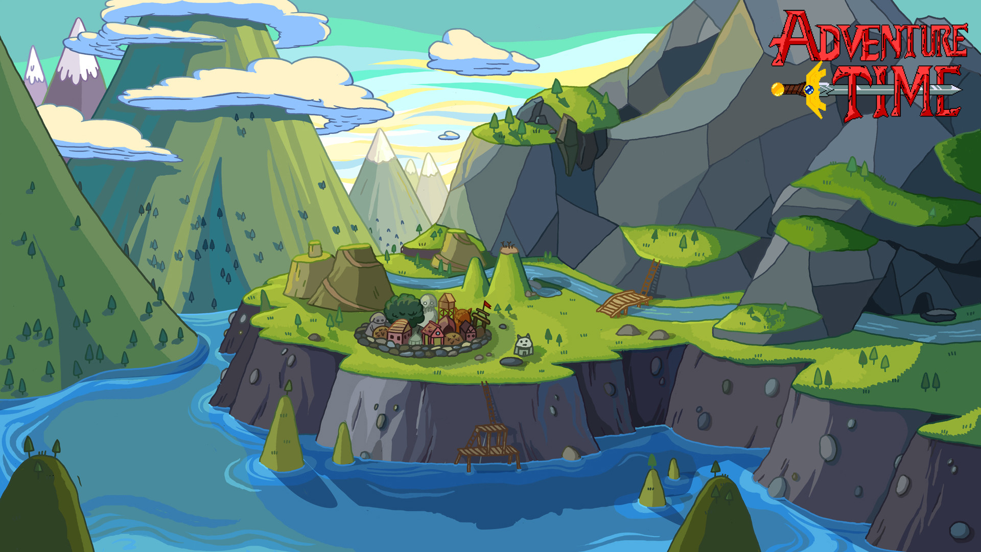 Download - - Adventure Time Wallpaper 1080p , HD Wallpaper & Backgrounds