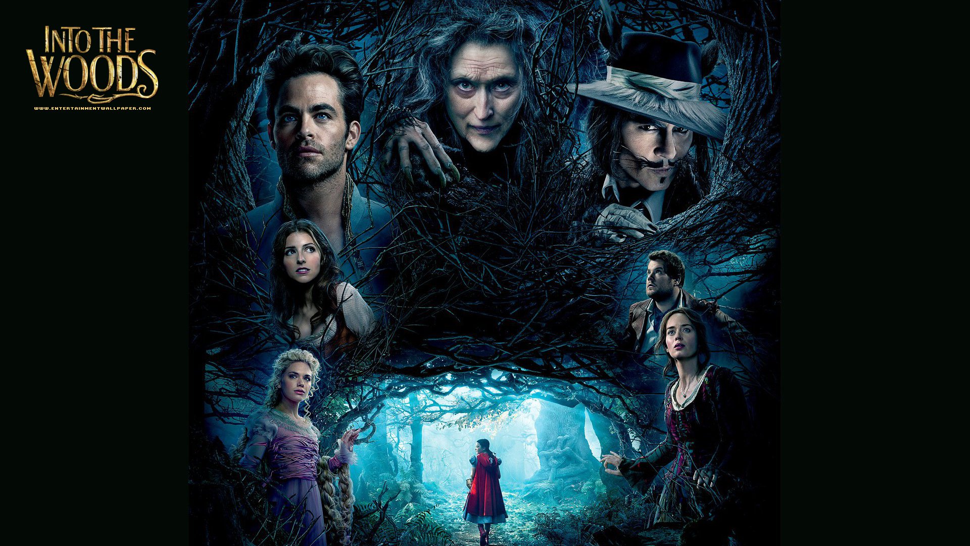 Into The Woods - Sleeping Beauty Into The Woods Movie , HD Wallpaper & Backgrounds