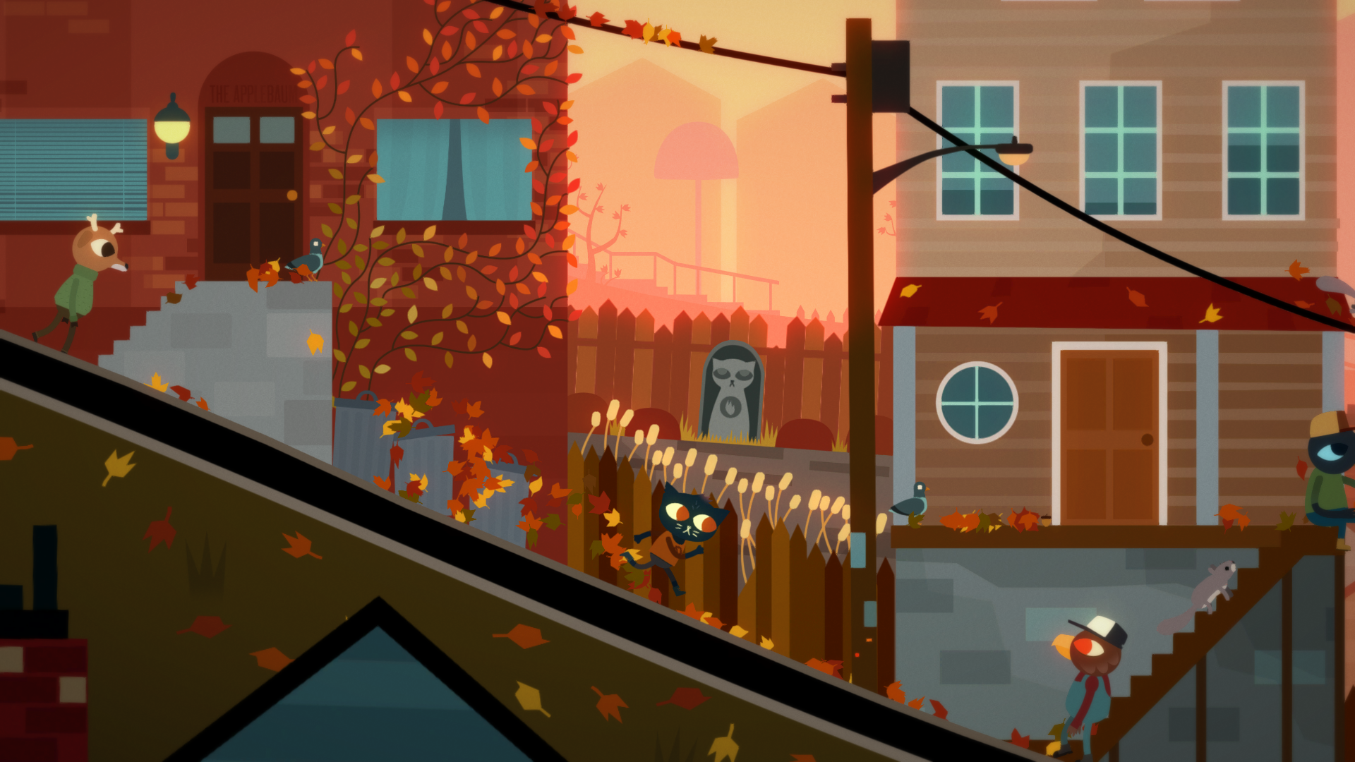 Night In The Woods Ps3 Free - Night In The Woods Autumn , HD Wallpaper & Backgrounds