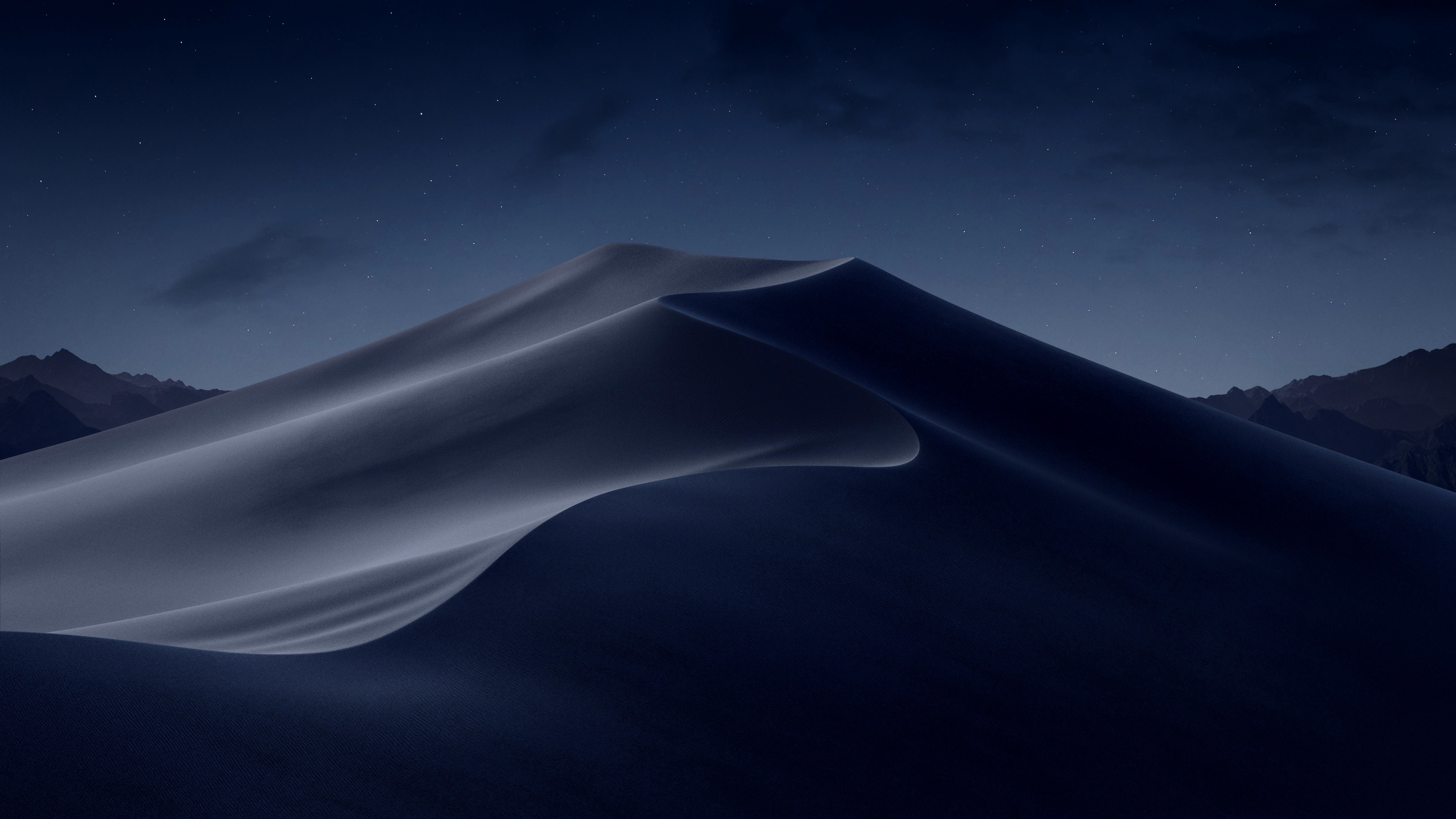 Macos Mojave Background During The Night - Mojave Mac , HD Wallpaper & Backgrounds