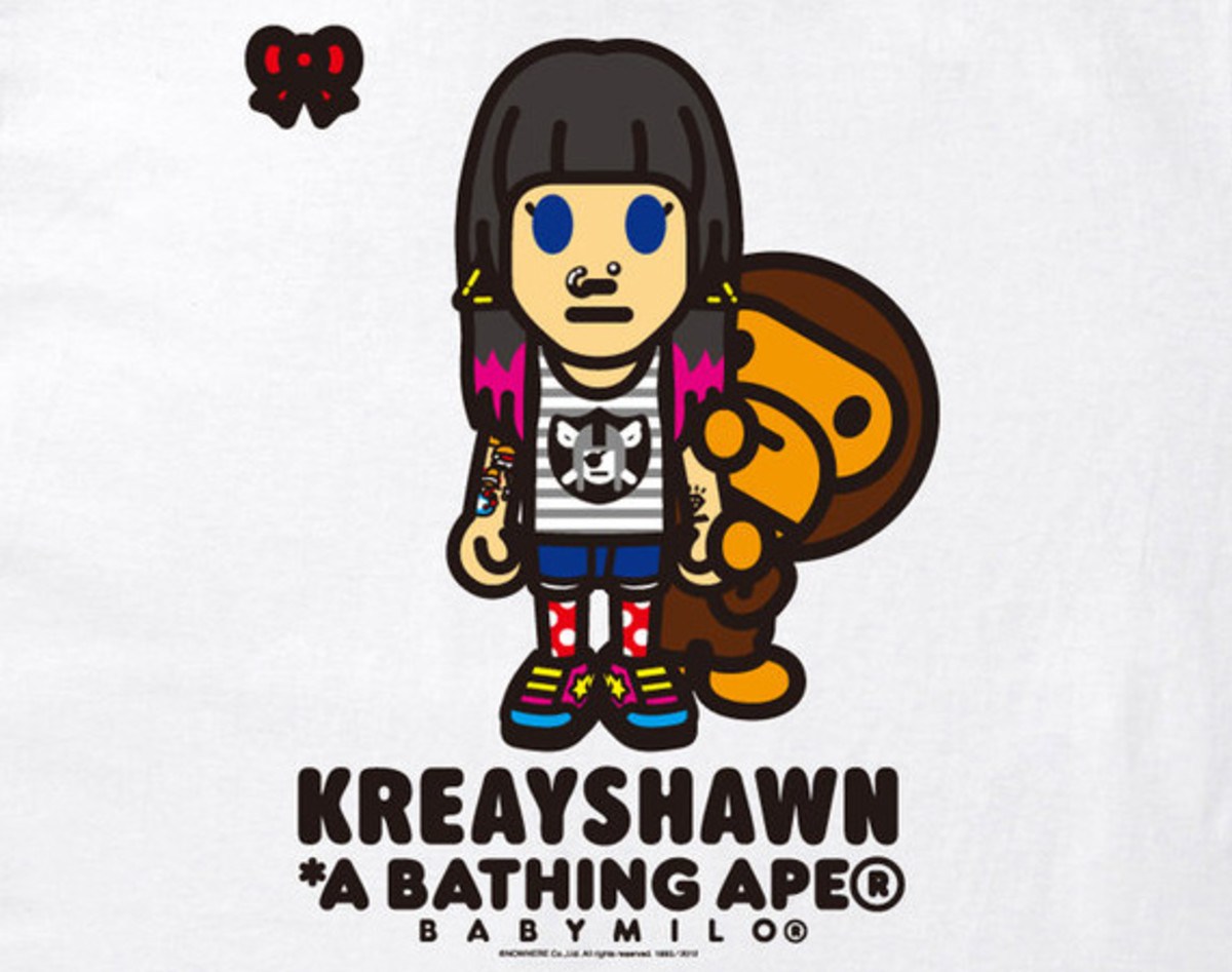 A Bathing Ape X Kreayshawn Bape Baby Milo T Shirt Kreayshawn A Bathing Ape X Kreayshawn Bape Baby Milo T Shirt Kreayshawn